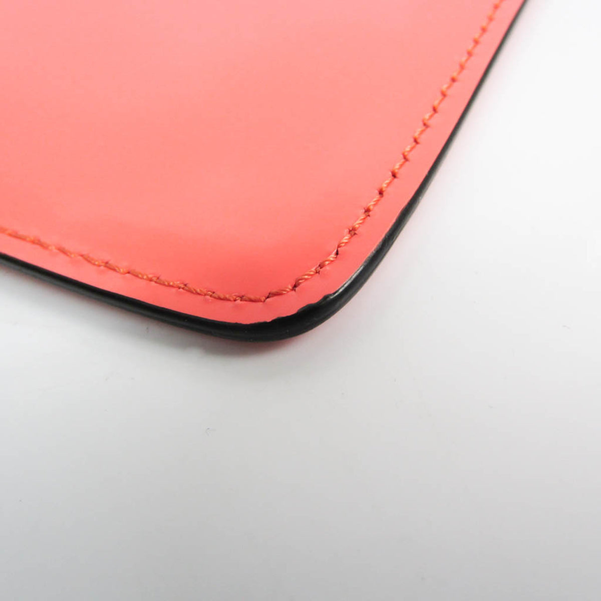 Celine Salmon Pink Leather Clutch Bag (Pre-Owned)