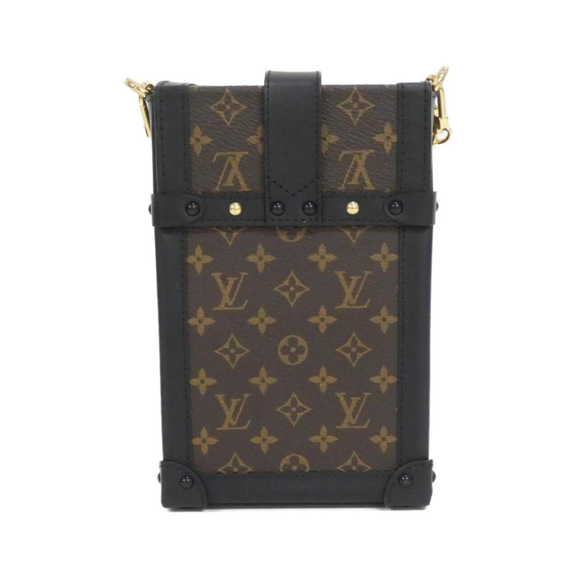 Louis Vuitton Monogram Marron Coated Canvas Pochette Shoulder Bag (Pre-Owned)