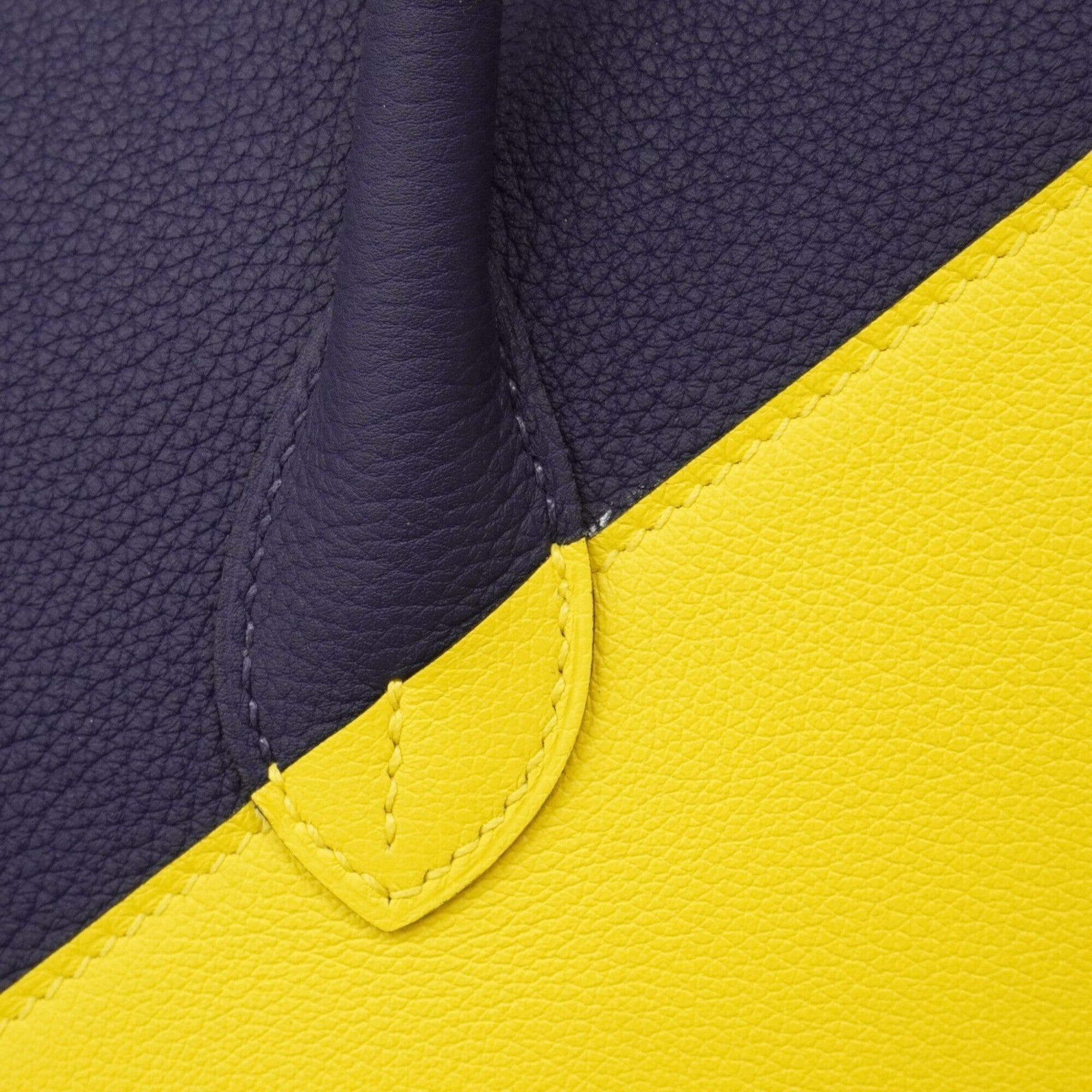 Hermes Bleu Saphir Togo Leather Handbag (Pre-Owned)