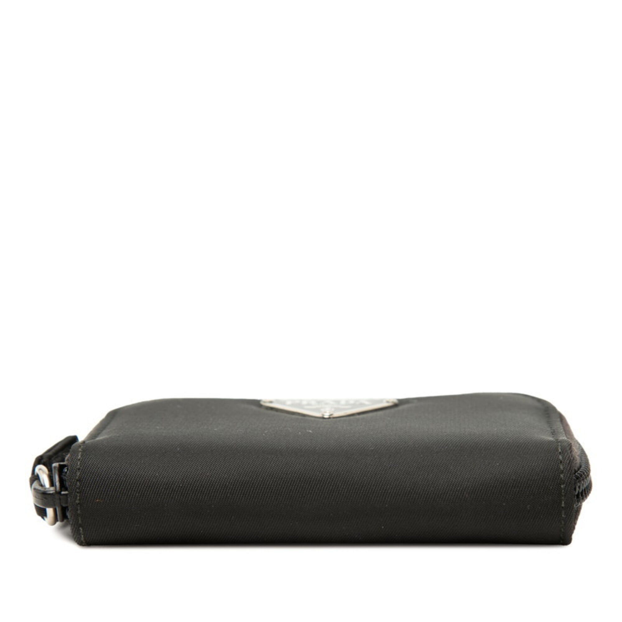 Prada Black Nylon Coin Purse/Coin Case (Pre-Owned)
