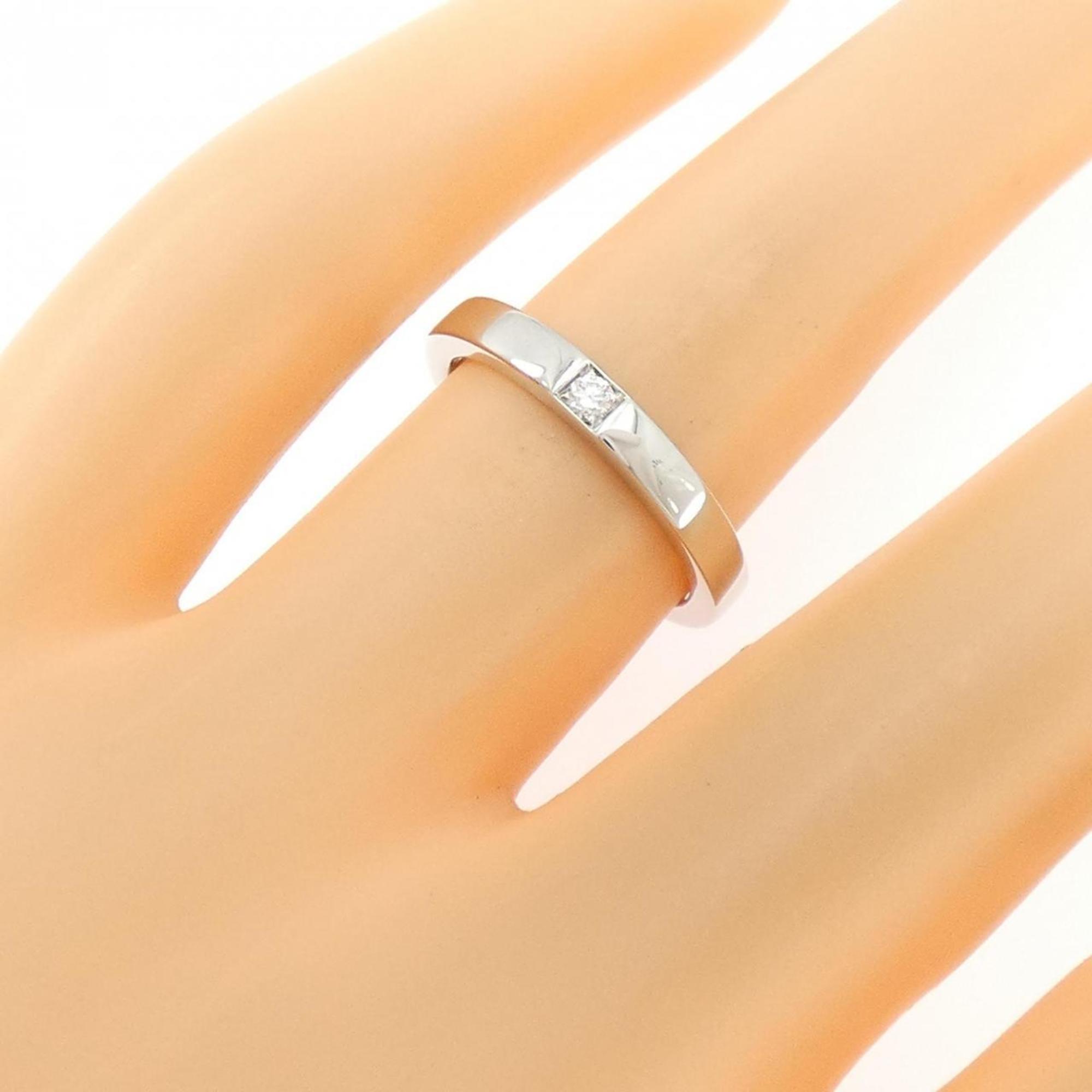 Bvlgari Platinum Platinum 950 Band Ring (Pre-Owned)