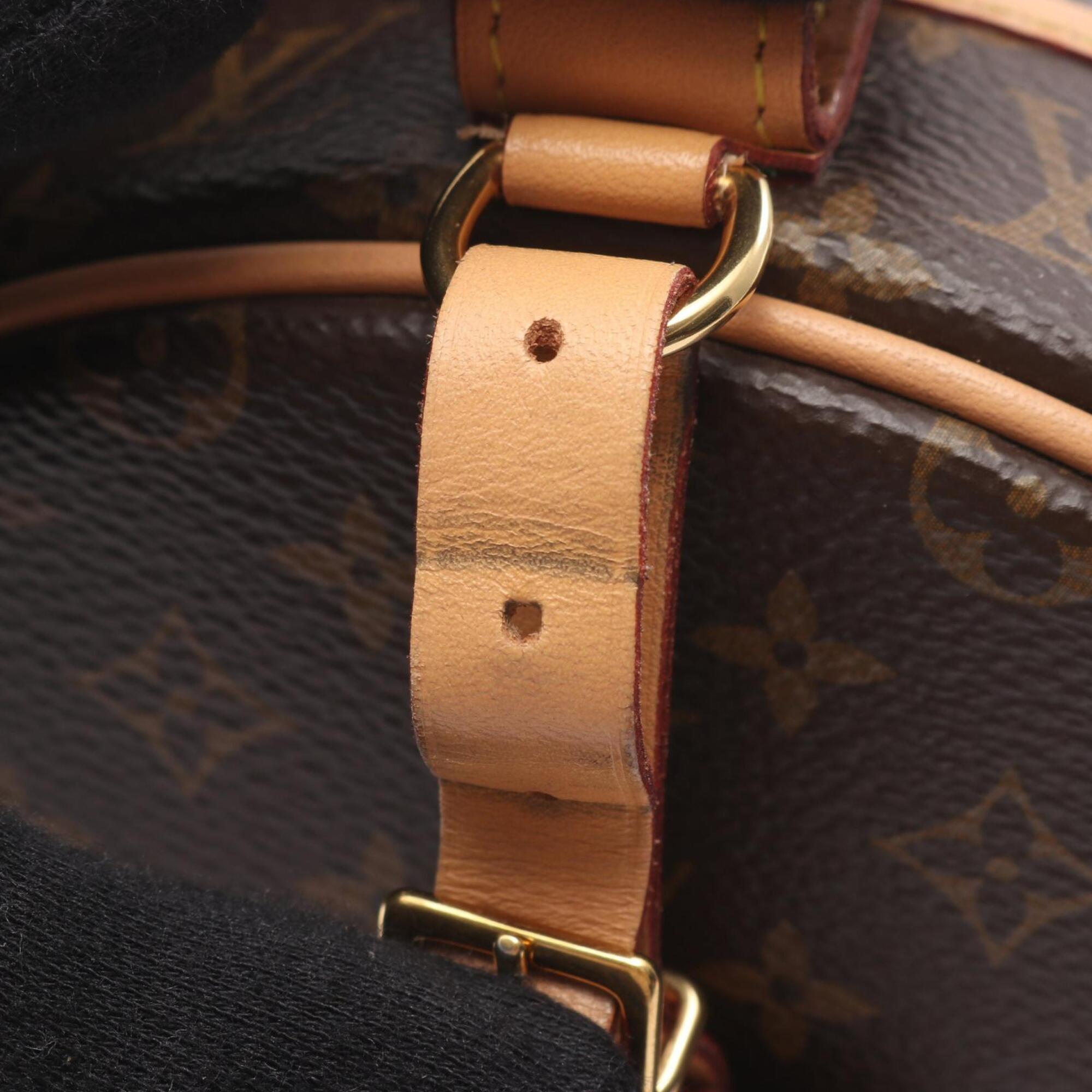 Louis Vuitton Brown Monogram Coated Canvas Leather Handbag (Pre-Owned)
