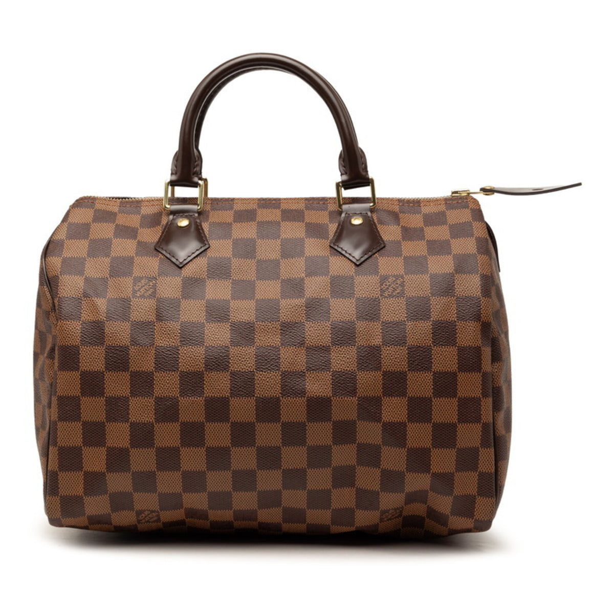 Louis Vuitton Brown Pvc Leather Boston Bag Handbag (Pre-Owned)