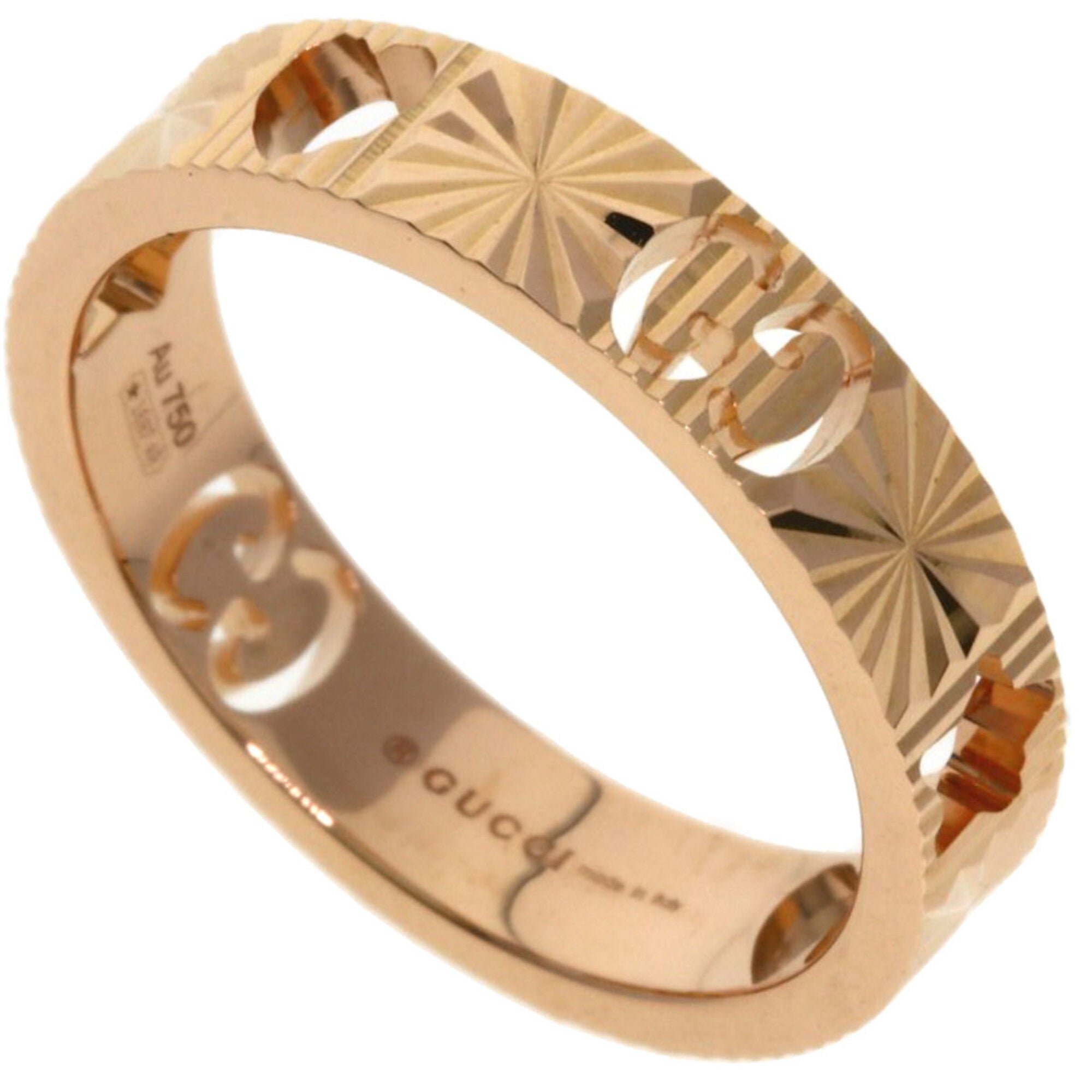 Gucci Pink Gold (18K) Band Ring (Pre-Owned)