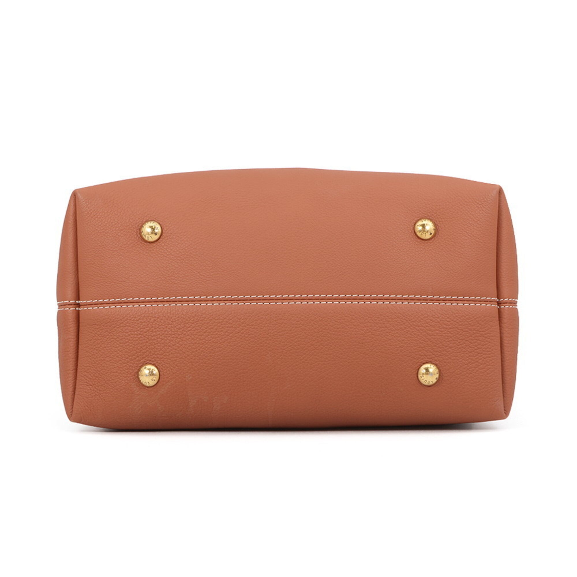 Louis Vuitton Cognac Leather Handbag Pouch Shoulder Bag (Pre-Owned)