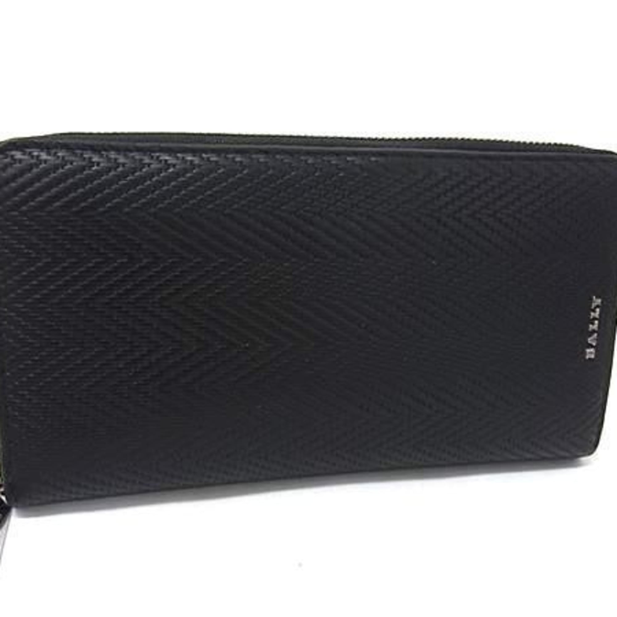Bally Black Leather Long Wallet (Bi-Fold) (Pre-Owned)