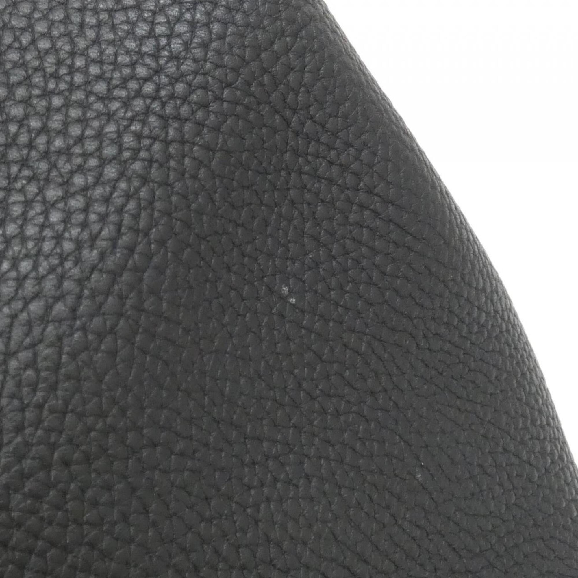 Hermes Black Taurillon Clemence Leather Handbag (Pre-Owned)