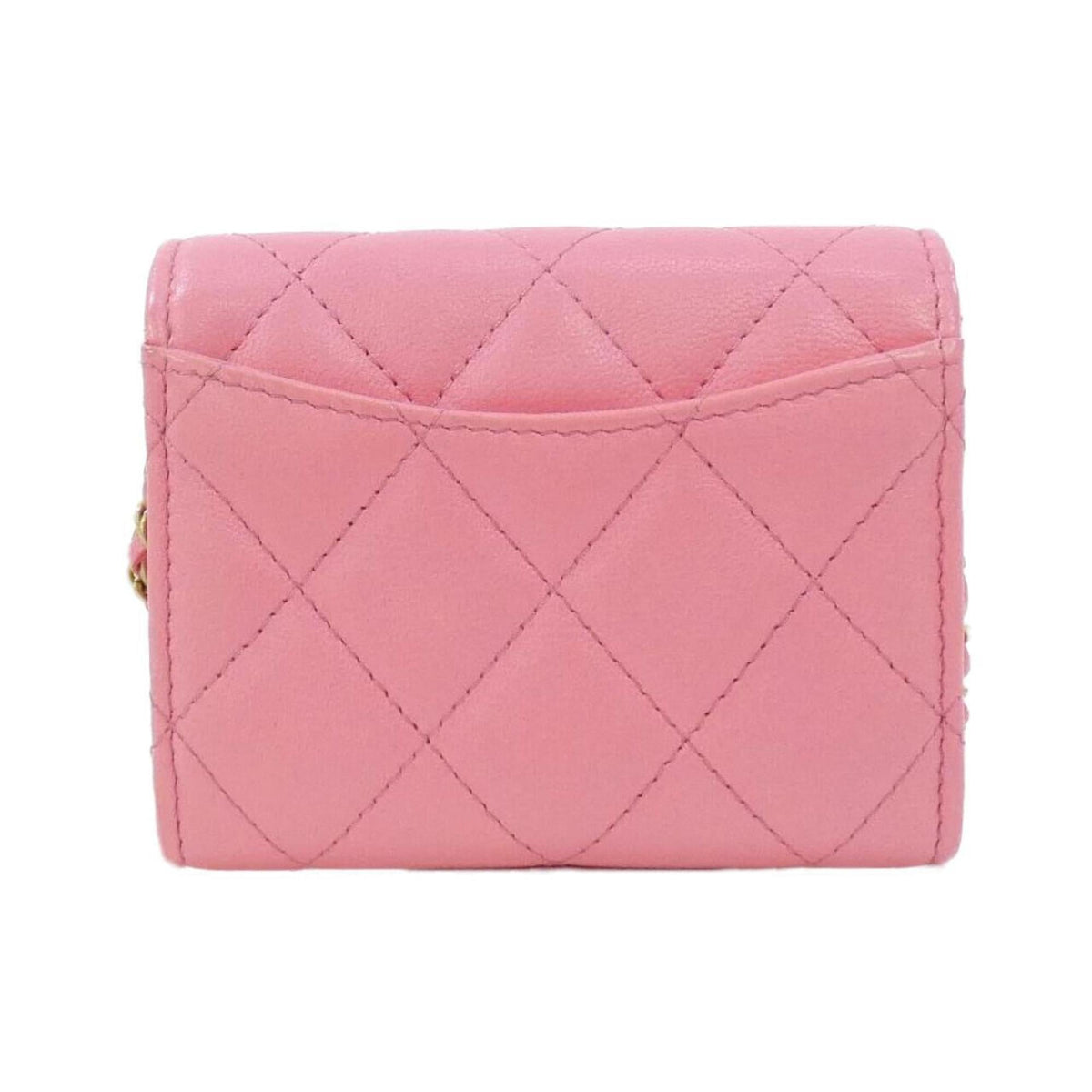 Chanel Pink Leather Handbag Shoulder Bag (Pre-Owned)