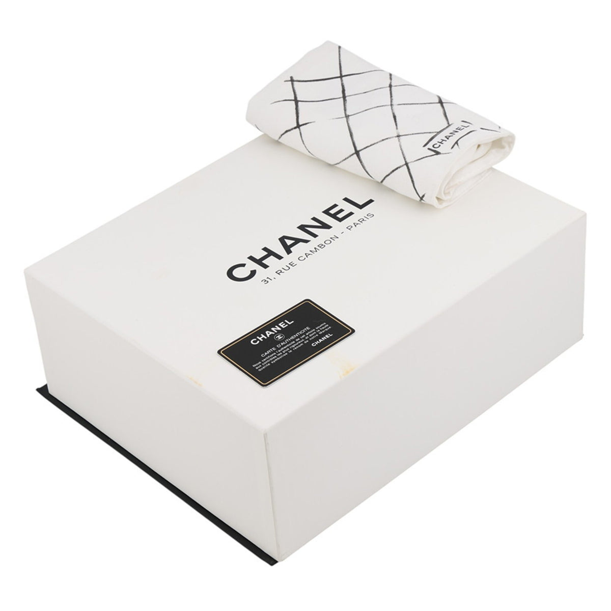 Chanel Black Grained Calfskin Handbag Shoulder Bag (Pre-Owned)
