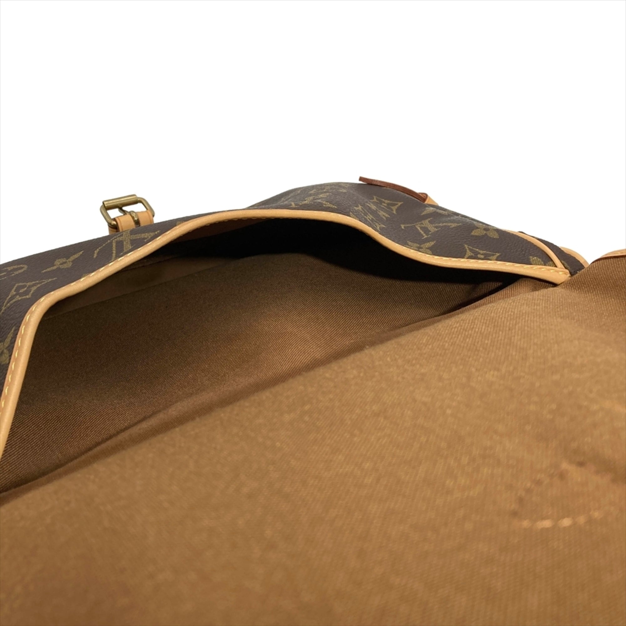 Louis Vuitton Brown Monogram Canvas Shoulder Bag (Pre-Owned)