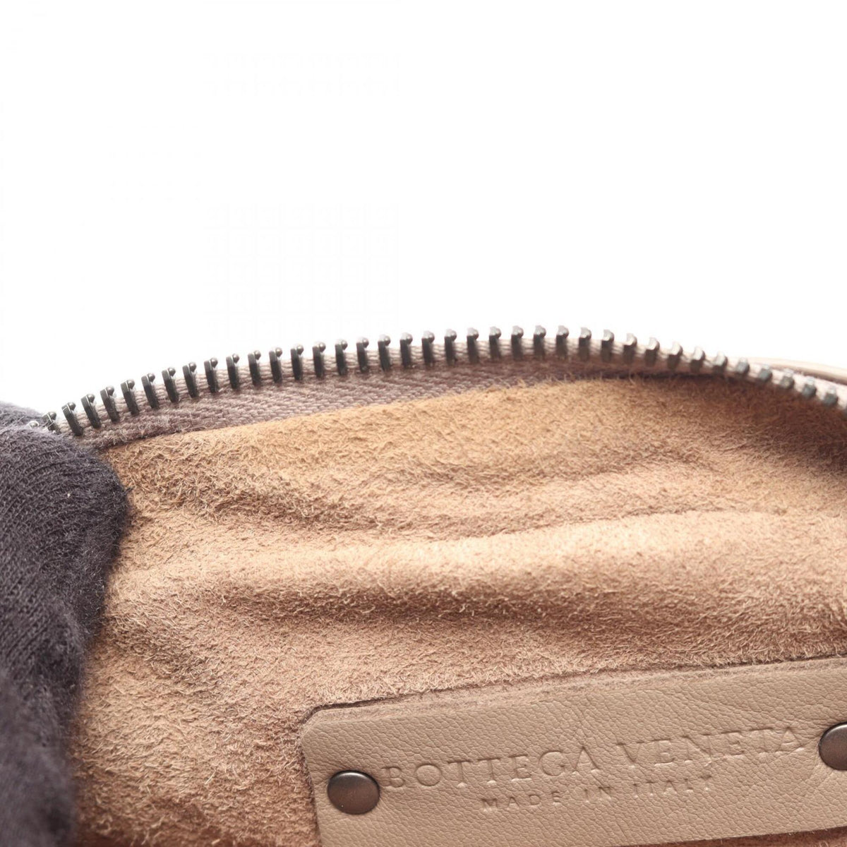 Bottega Veneta Beige Intrecciato Fanny Pack (Pre-Owned)
