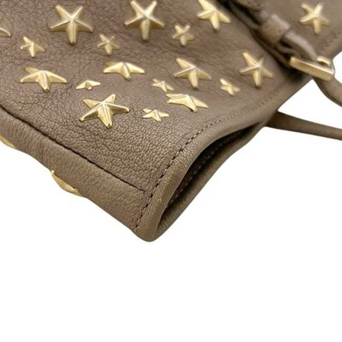 Jimmy Choo Beige Leather Tote Bag (Pre-Owned)