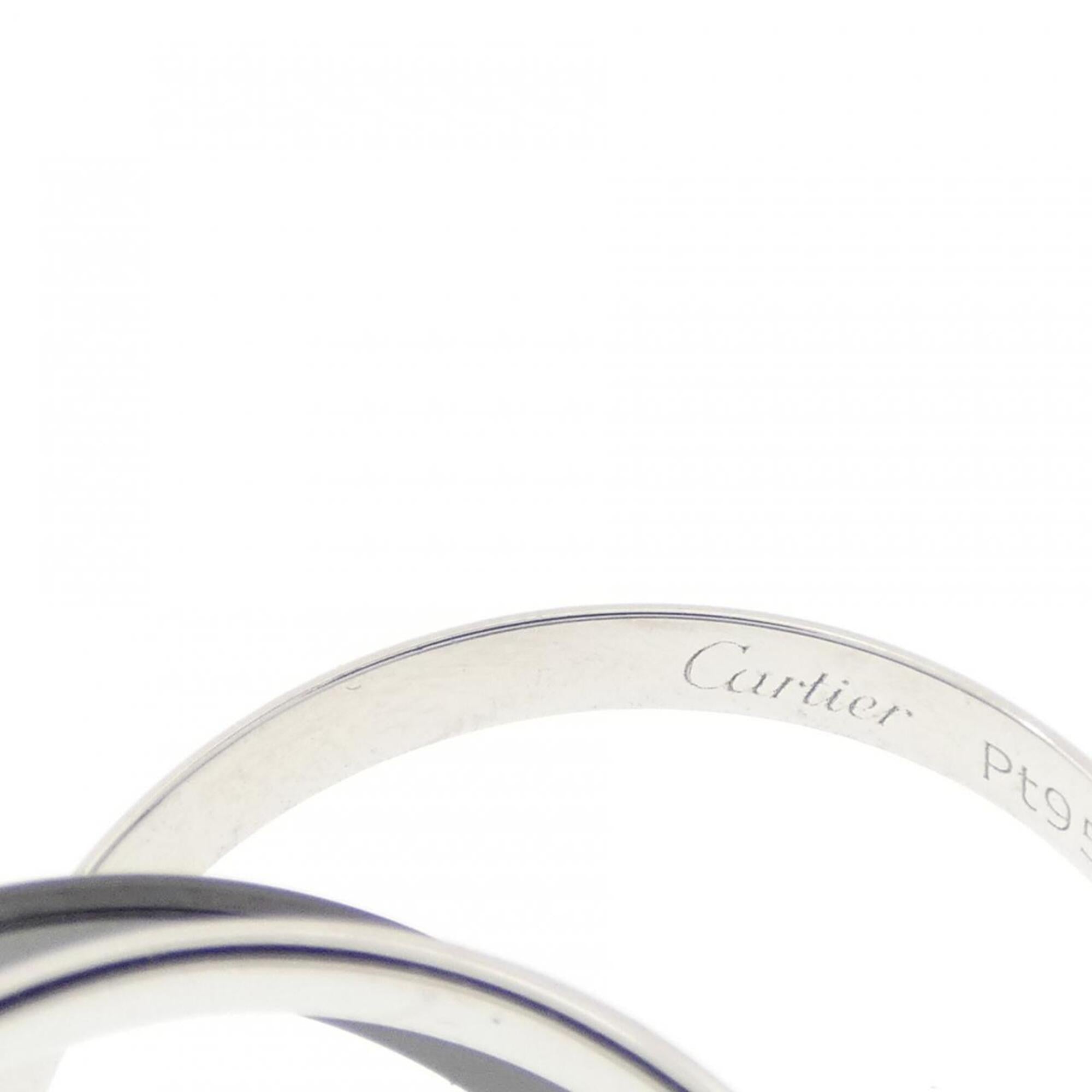Cartier White Gold (18K) Ceramic Platinum 950 Band Ring (Pre-Owned)
