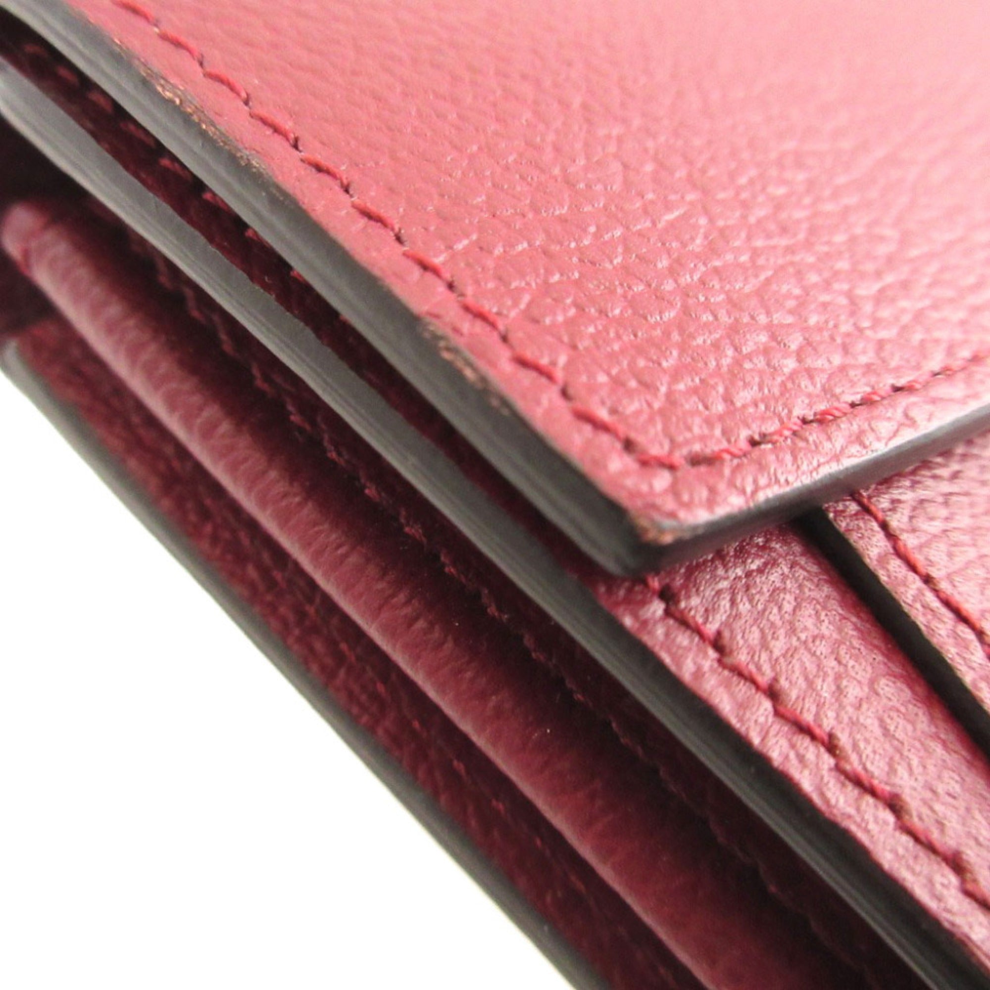 Cartier Bordeaux Leather Wallet (Bi-Fold) (Pre-Owned)