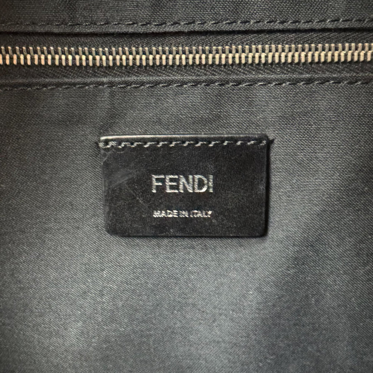 Fendi Black Leather Backpack (Pre-Owned)