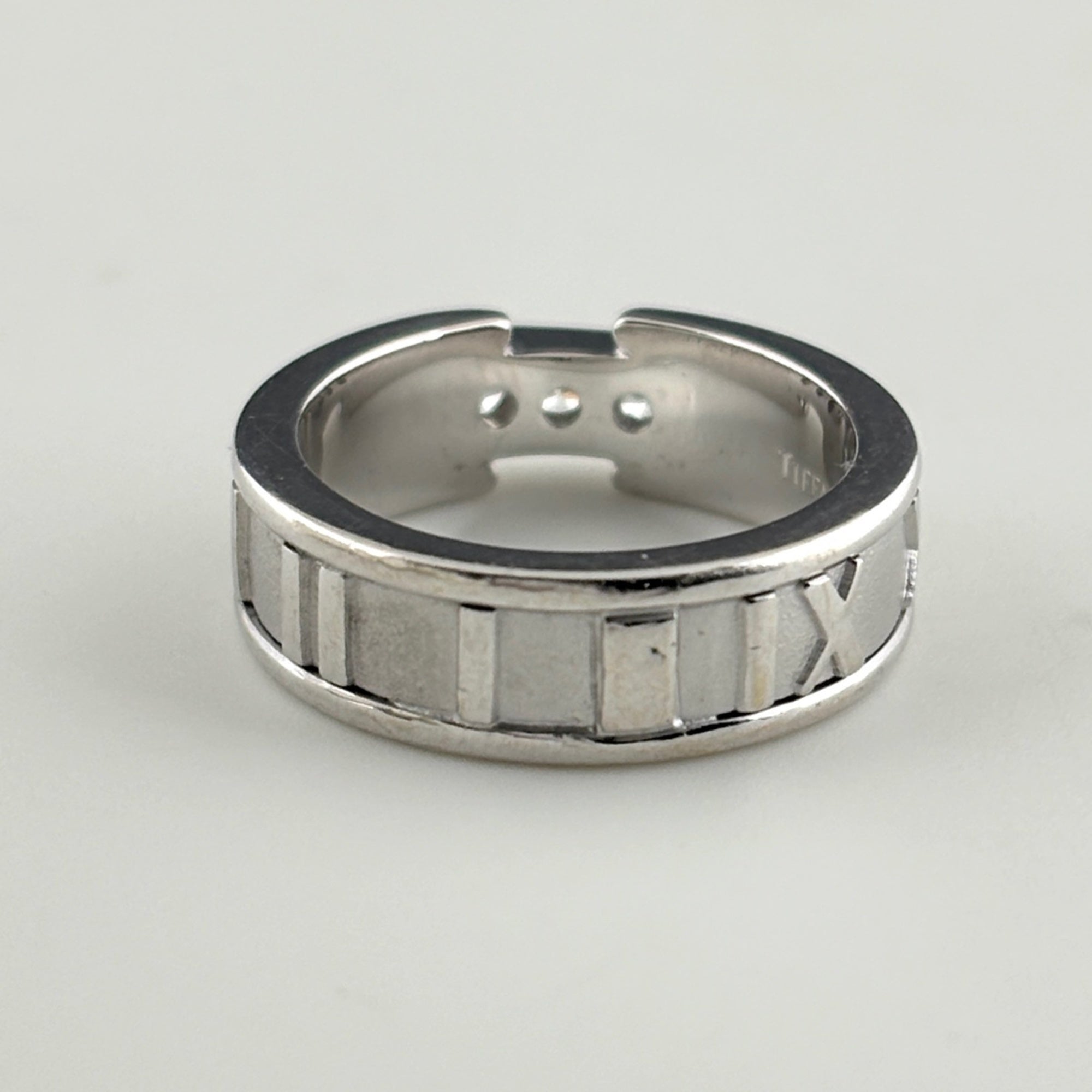 Tiffany White Gold (18K) Band Ring (Pre-Owned)
