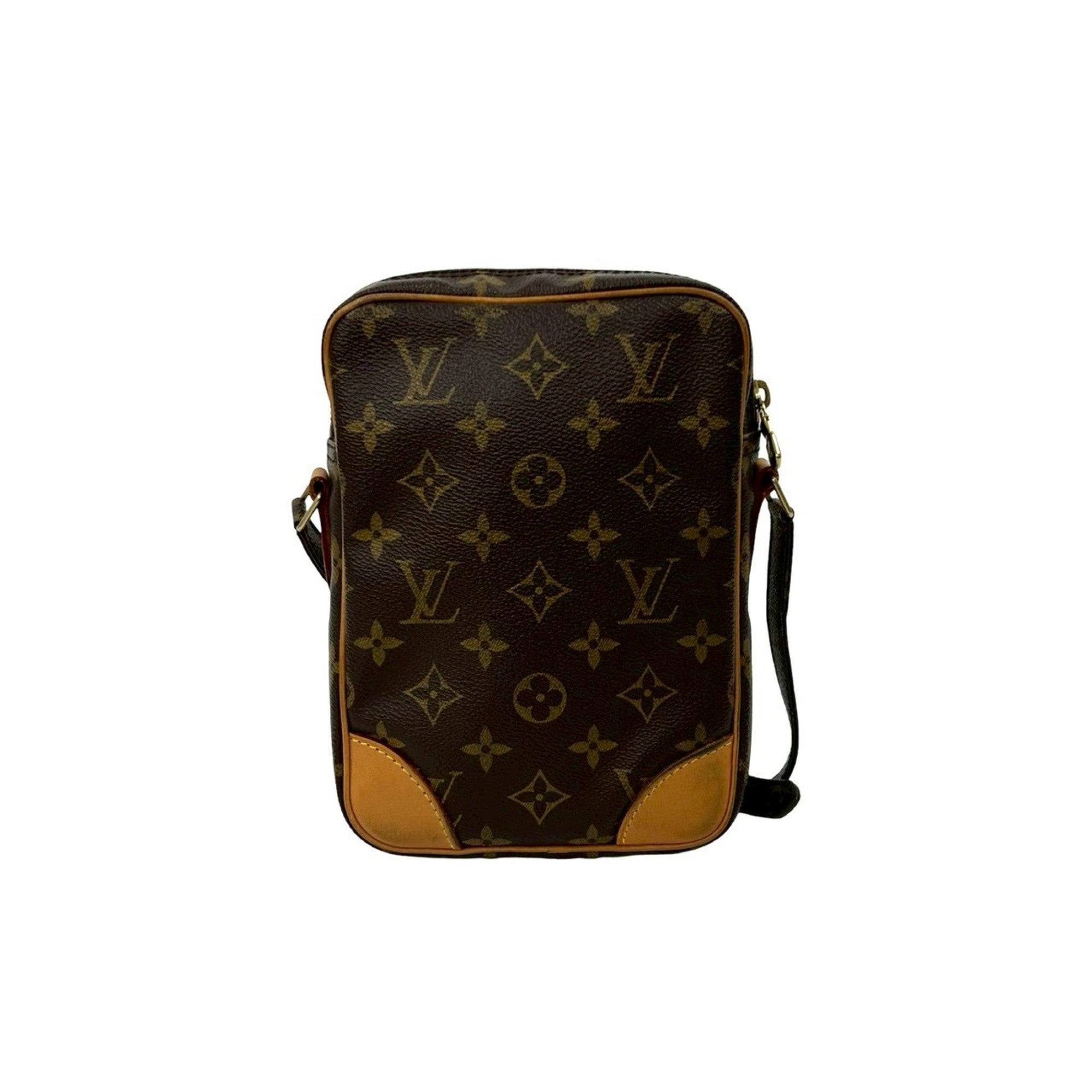 Louis Vuitton Brown Leather Pvc Pochette Shoulder Bag (Pre-Owned)
