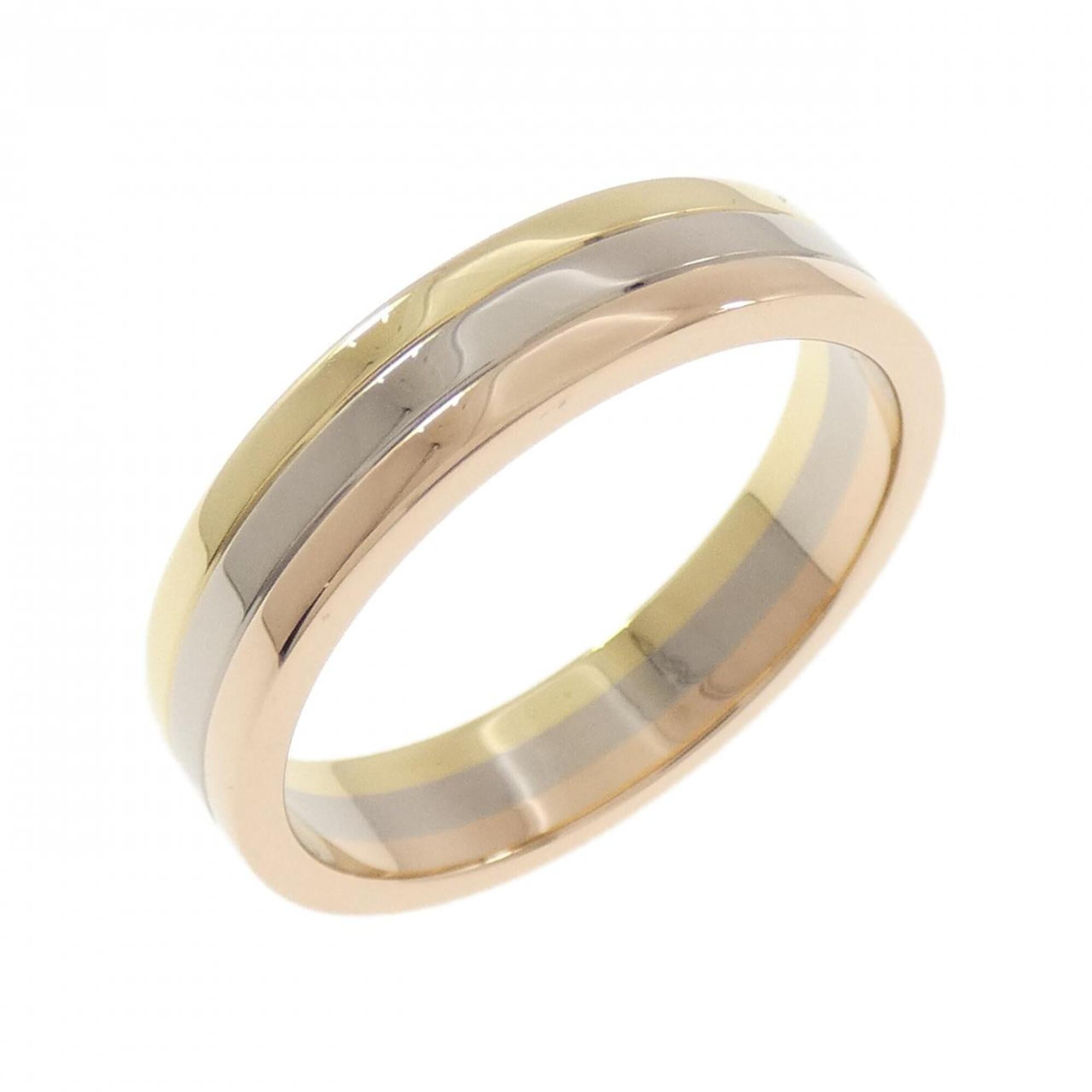 Cartier Pink Gold White Gold Yellow Gold Yellow Gold (18K) Pink Gold (18K) White Gold (18K) Band Ring (Pre-Owned)
