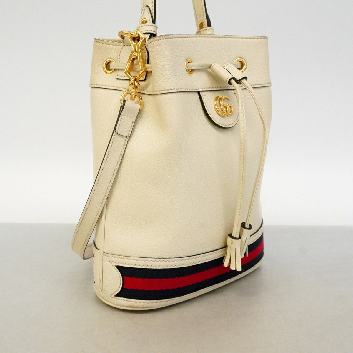 Gucci White Leather Handbag (Pre-Owned)