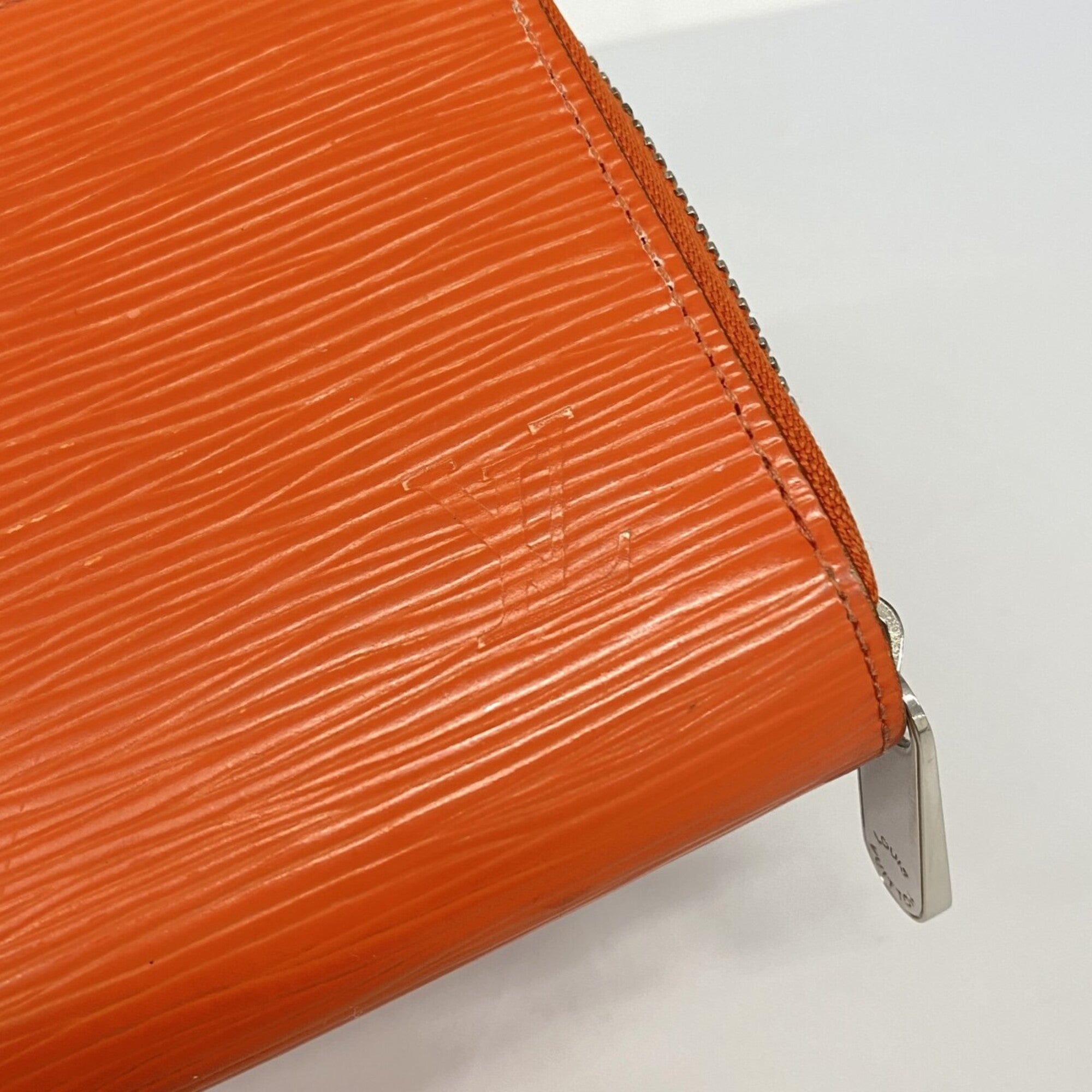 Louis Vuitton Orange Long Wallet (Bi-Fold) (Pre-Owned)