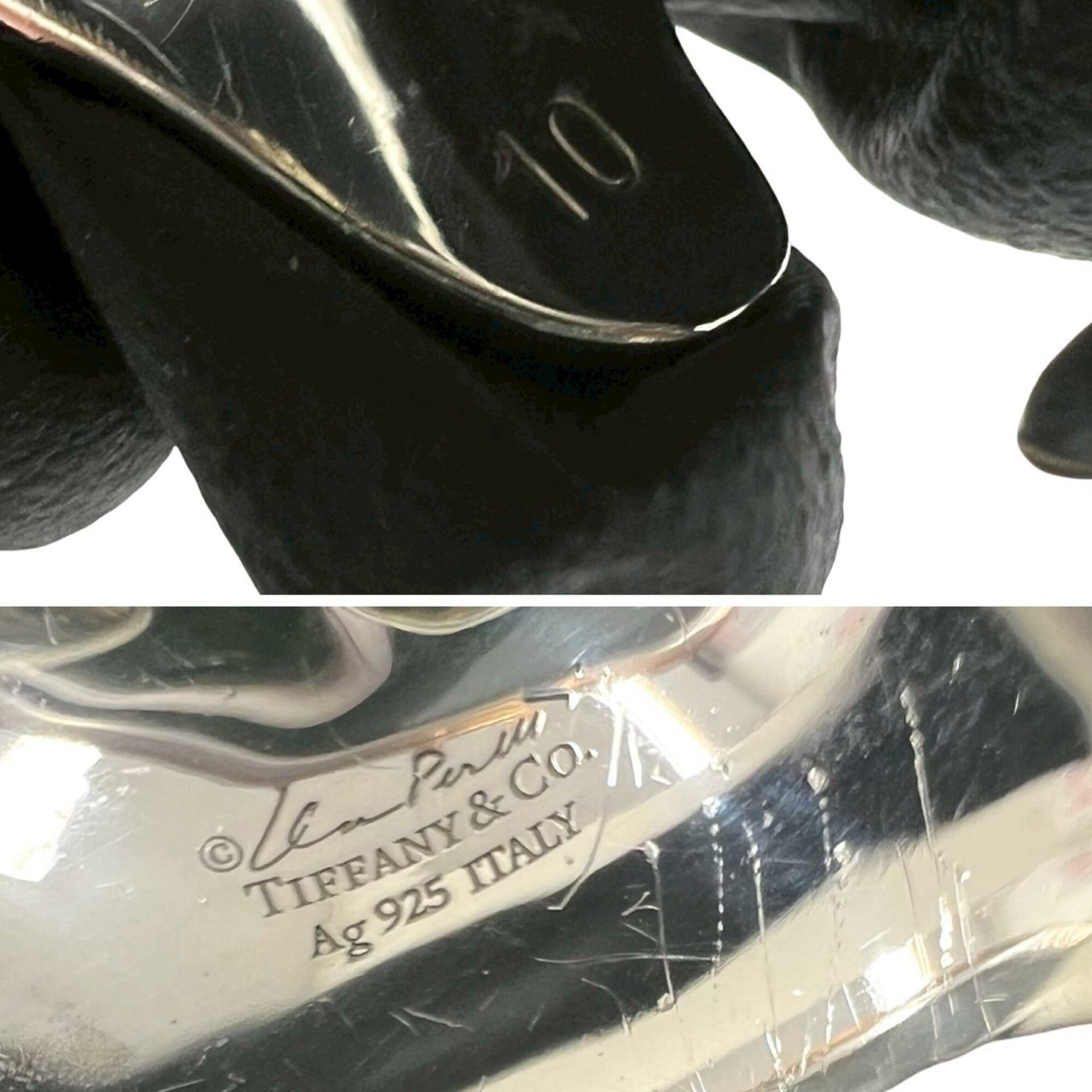 Tiffany Silver Silver 925 Band Ring (Pre-Owned)