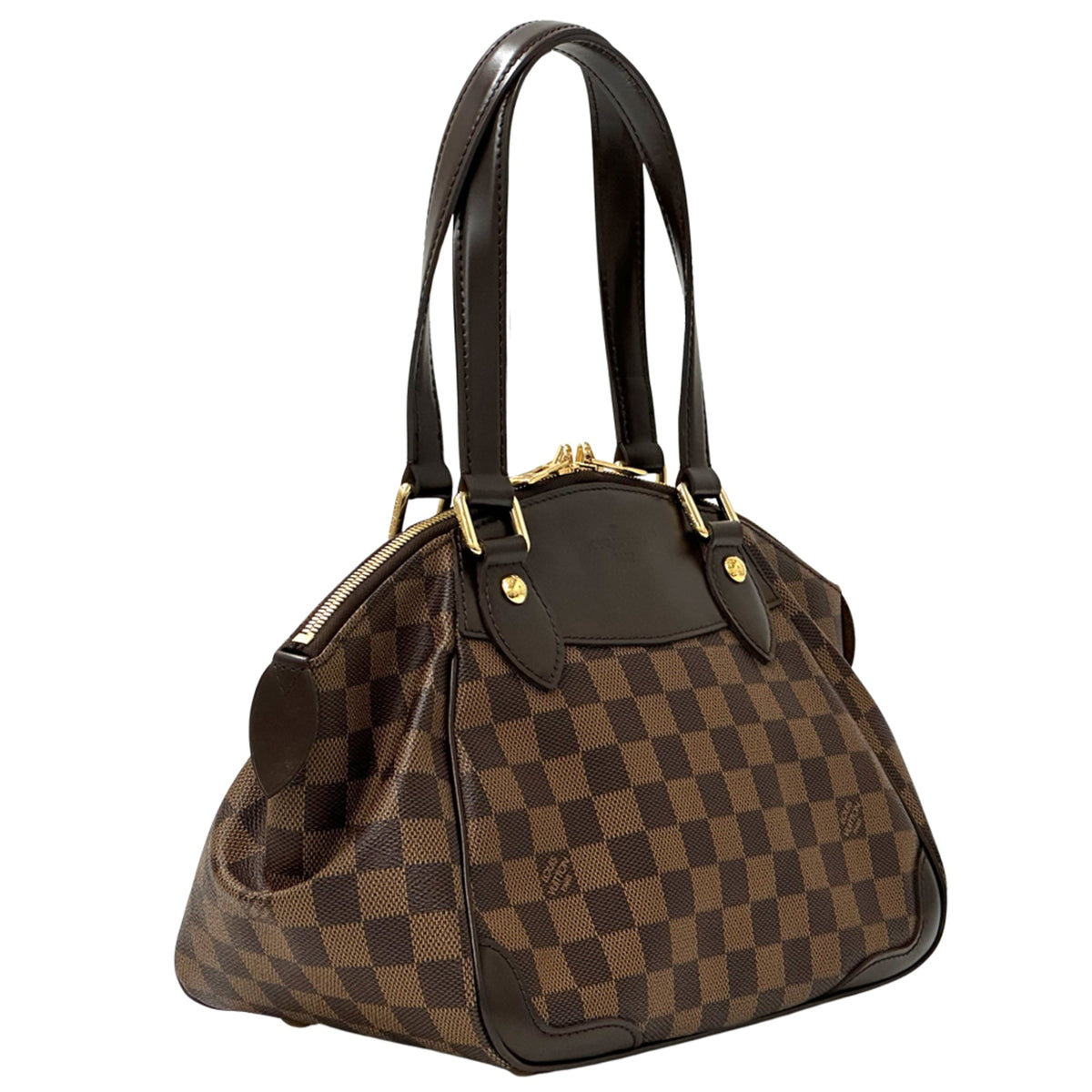 Louis Vuitton Brown Damier Canvas Ebene Damier Canvas Handbag (Pre-Owned)