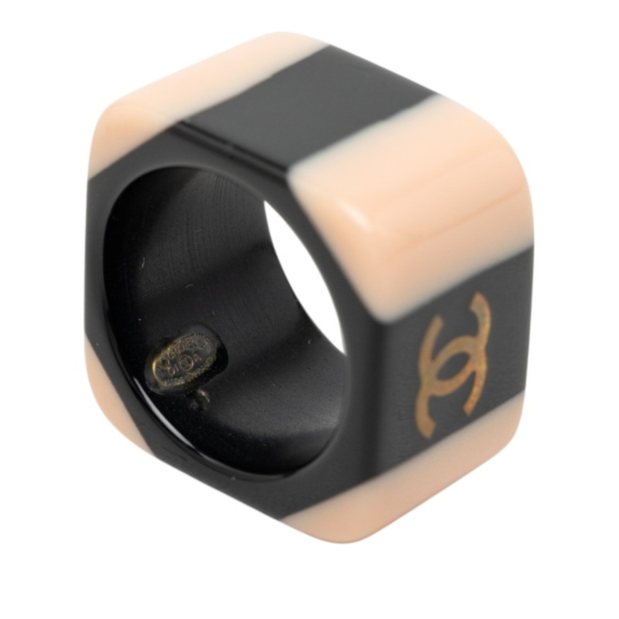 Chanel Plastic Band Ring (Pre-Owned)