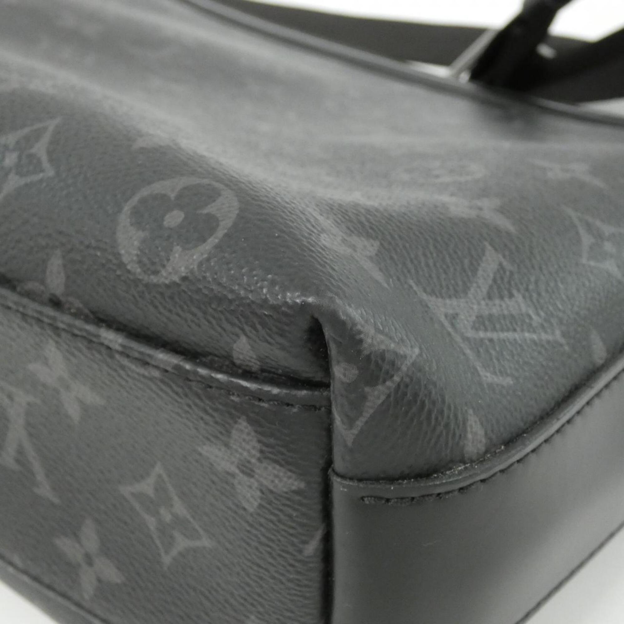 Louis Vuitton Black Coated Canvas Shoulder Bag (Pre-Owned)