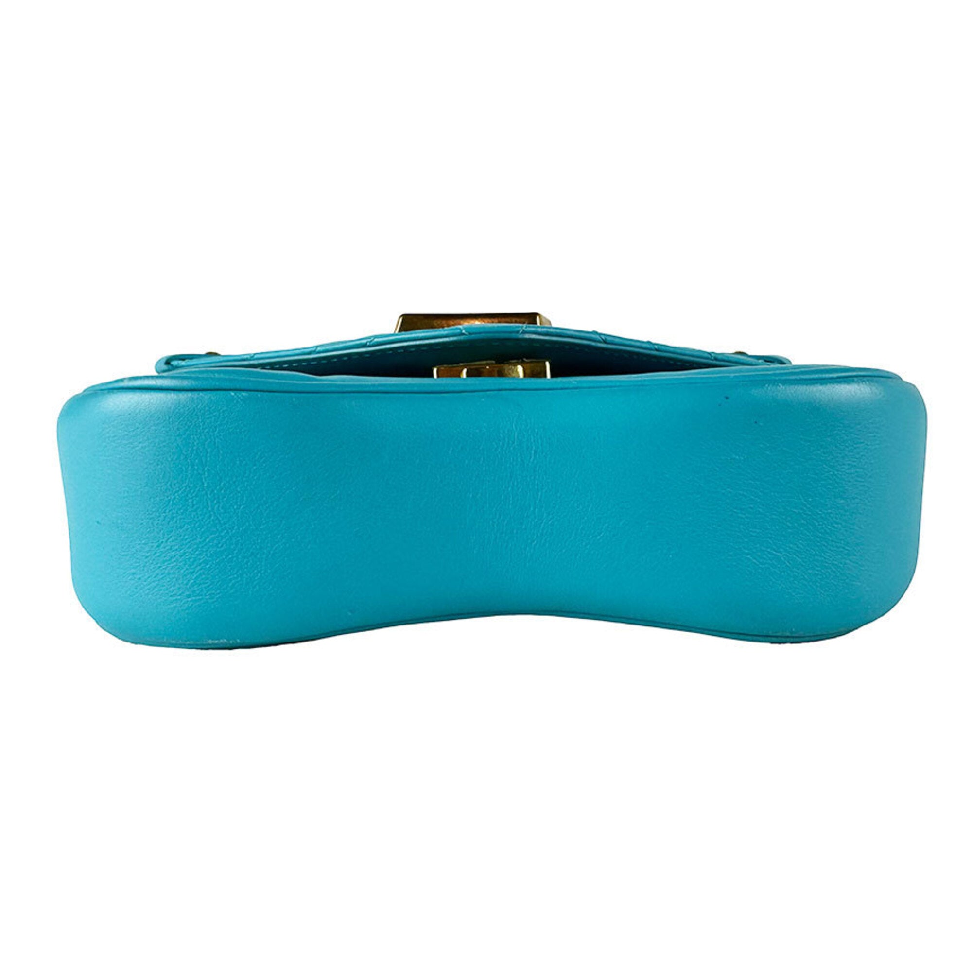 Louis Vuitton Turquoise Leather Shoulder Bag (Pre-Owned)