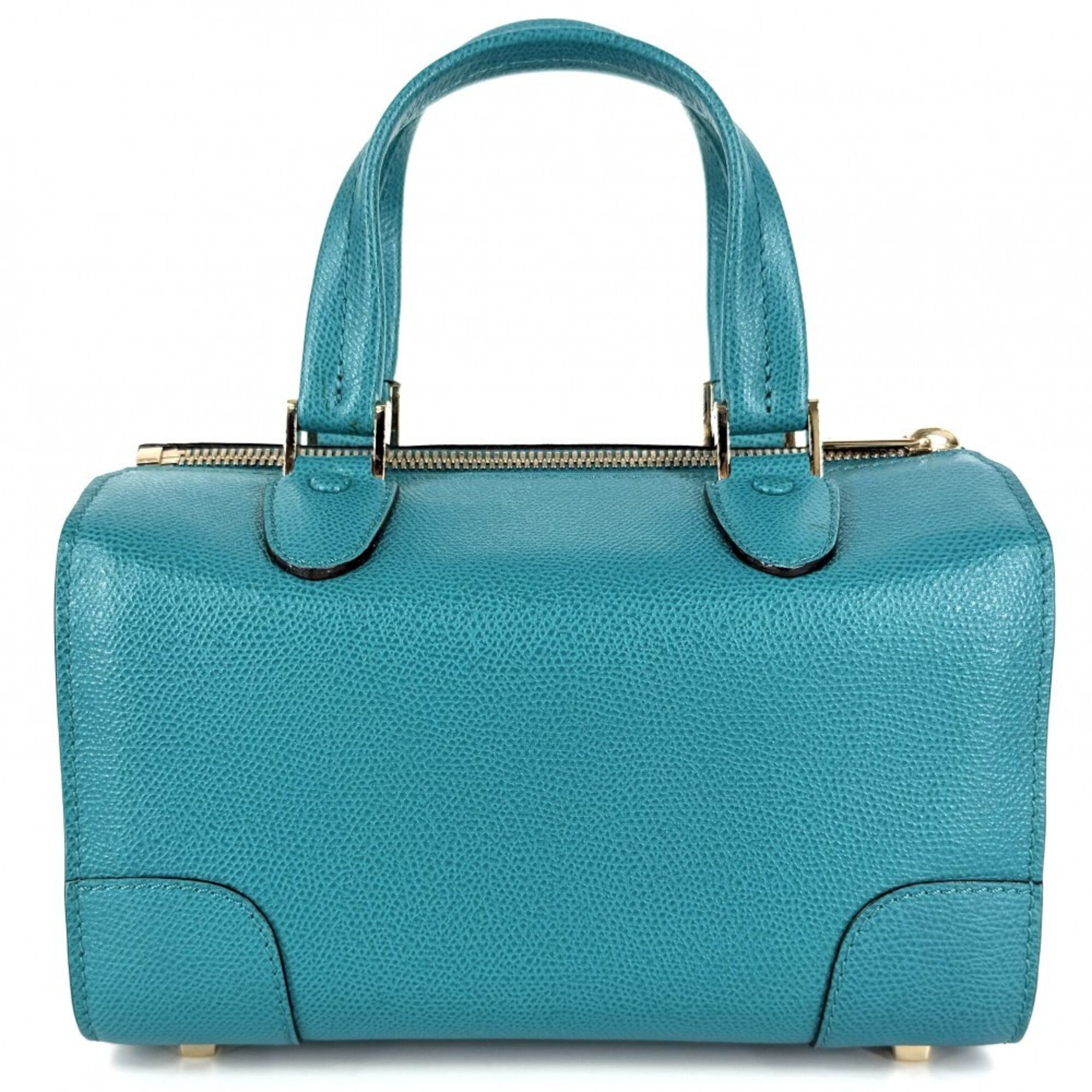 Valextra Green Leather Handbag (Pre-Owned)