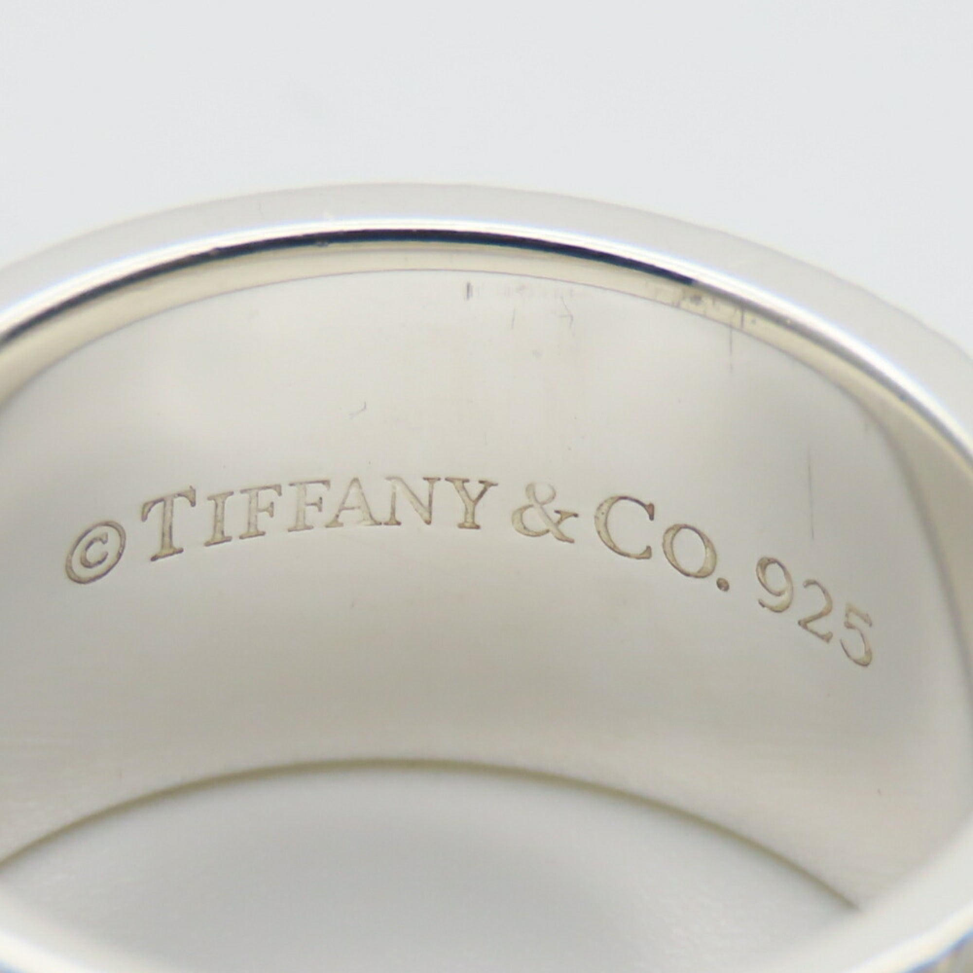 Tiffany Silver Silver 925 Band Ring (Pre-Owned)