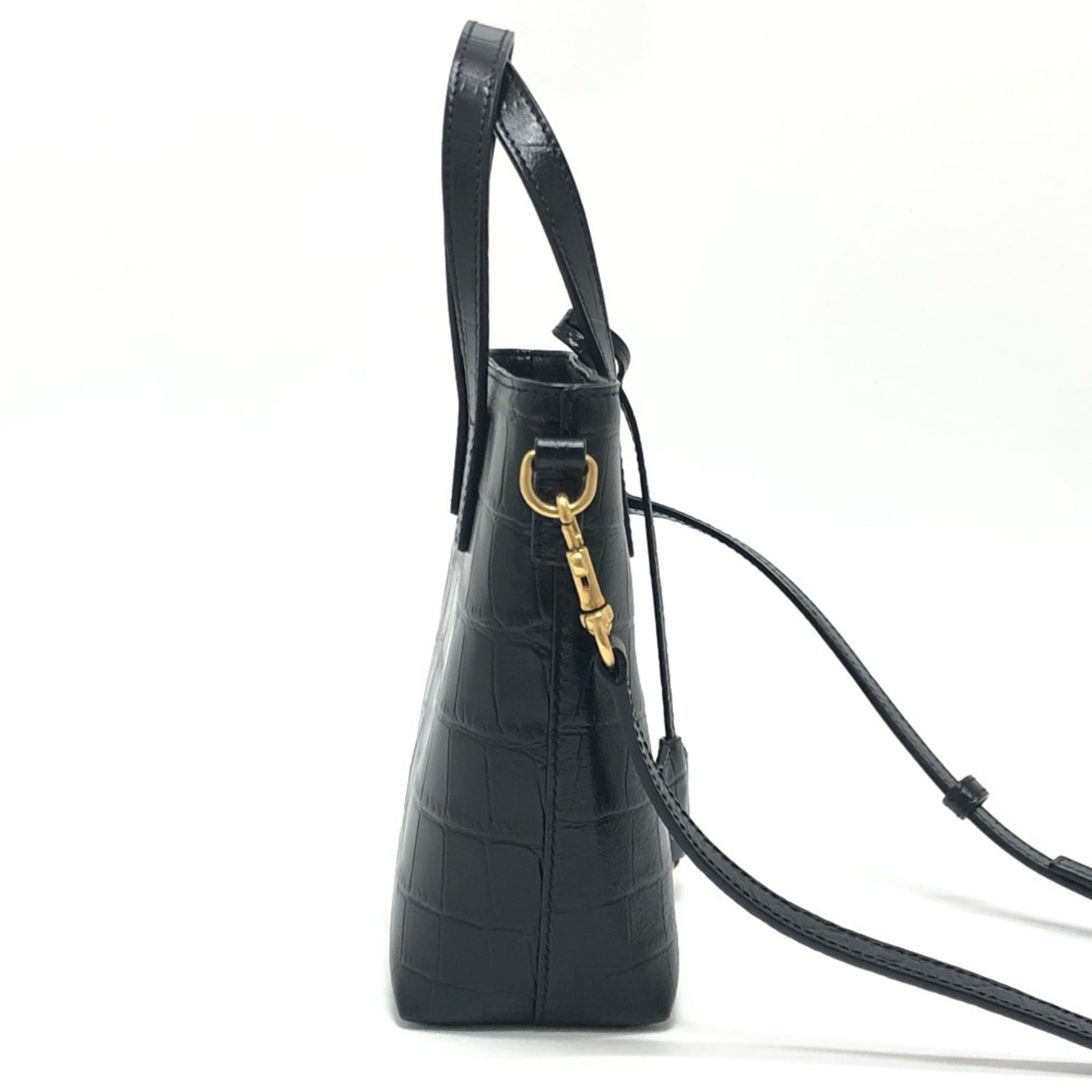 Yves Saint Laurent Black Leather Handbag (Pre-Owned)
