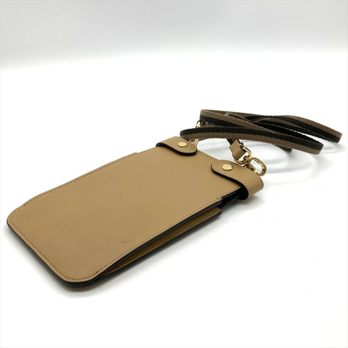 Fendi Camel Leather Shoulder Bag (Pre-Owned)