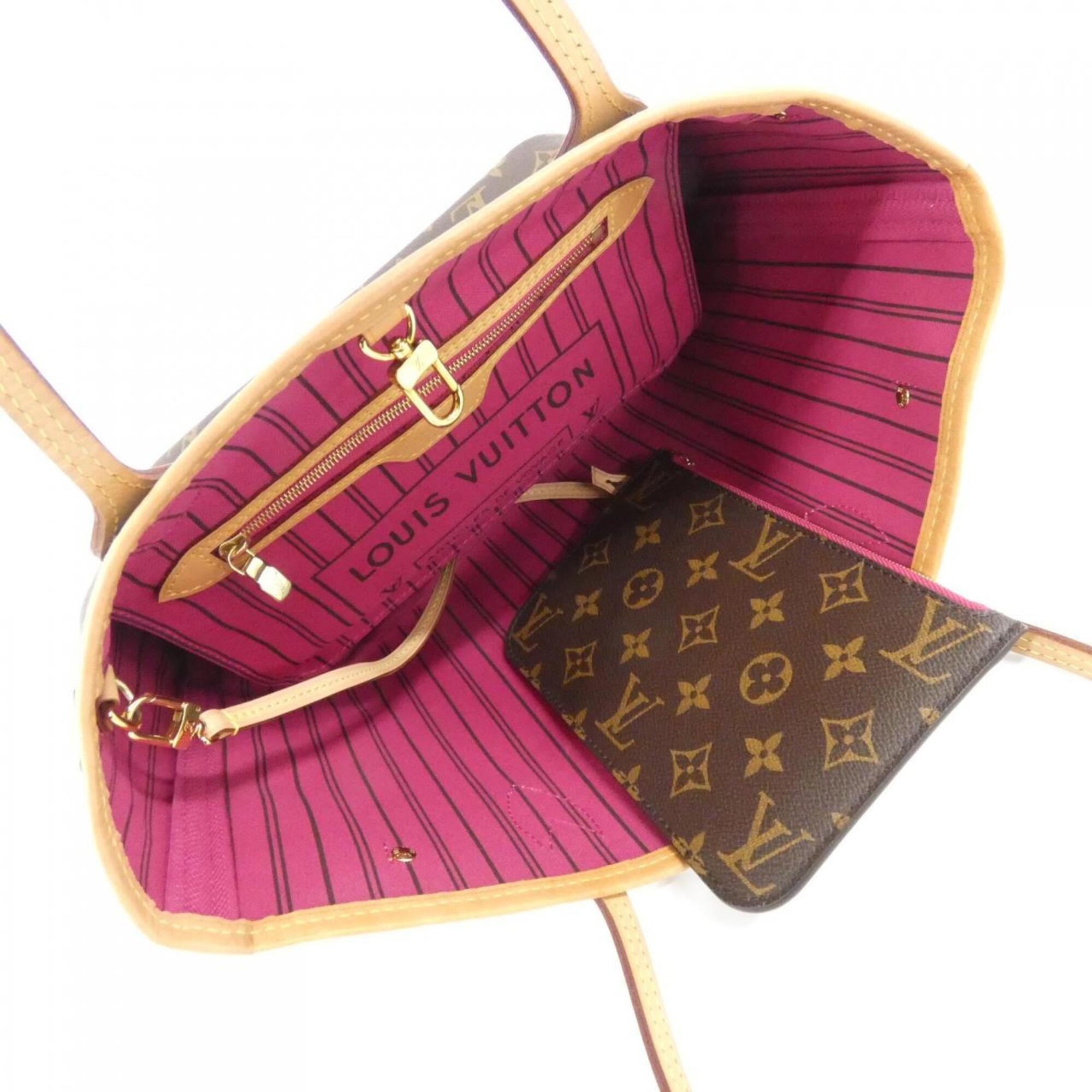 Louis Vuitton Marron Pivoine Coated Canvas Handbag Pouch (Pre-Owned)