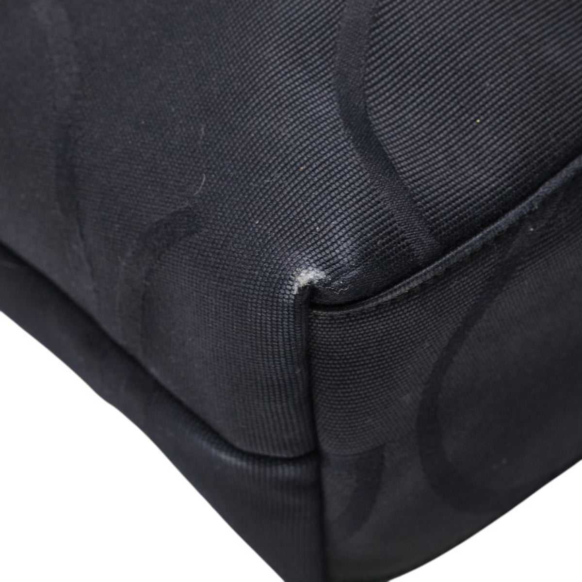 Gucci Black Canvas Tote Bag (Pre-Owned)