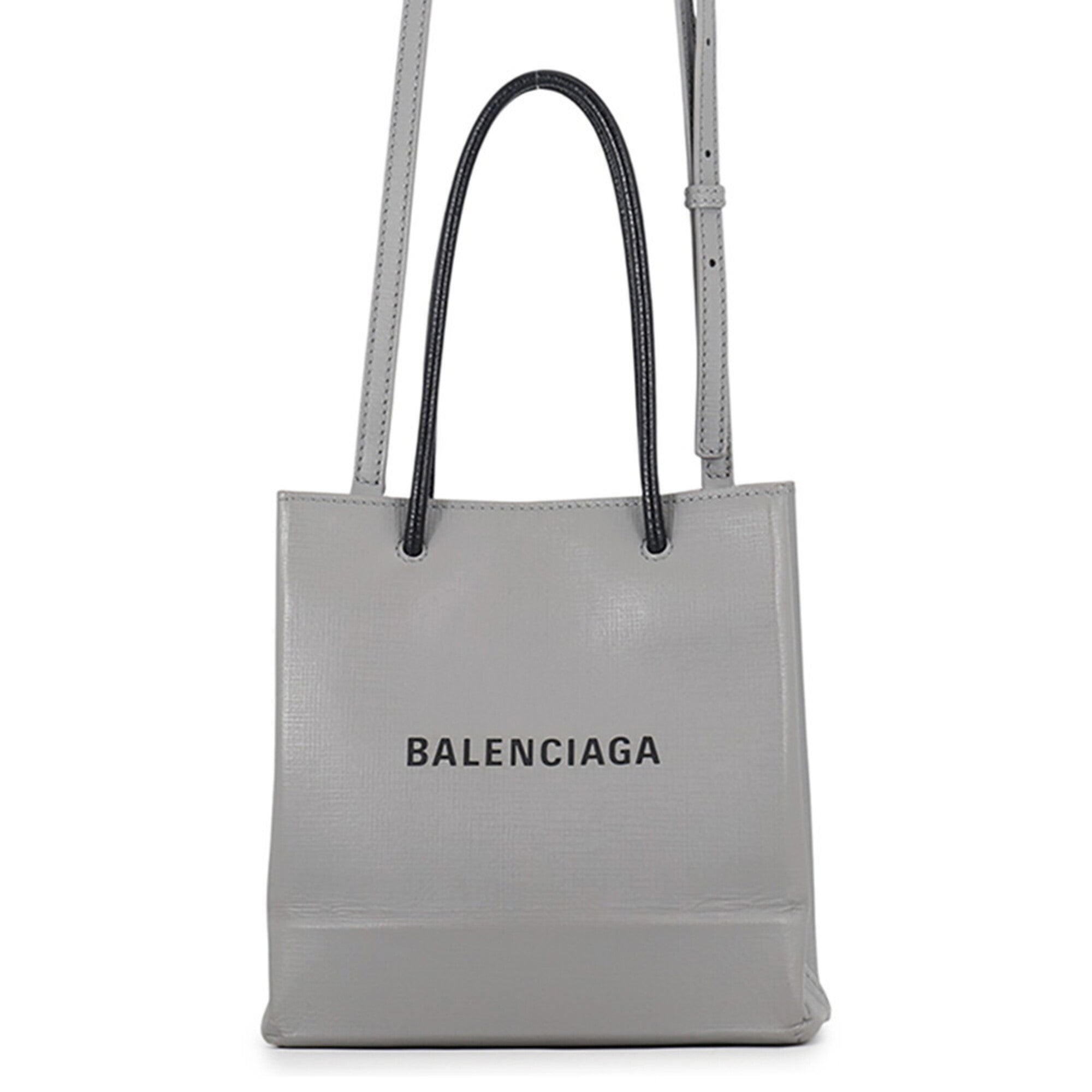 Balenciaga Gray Leather Handbag (Pre-Owned)