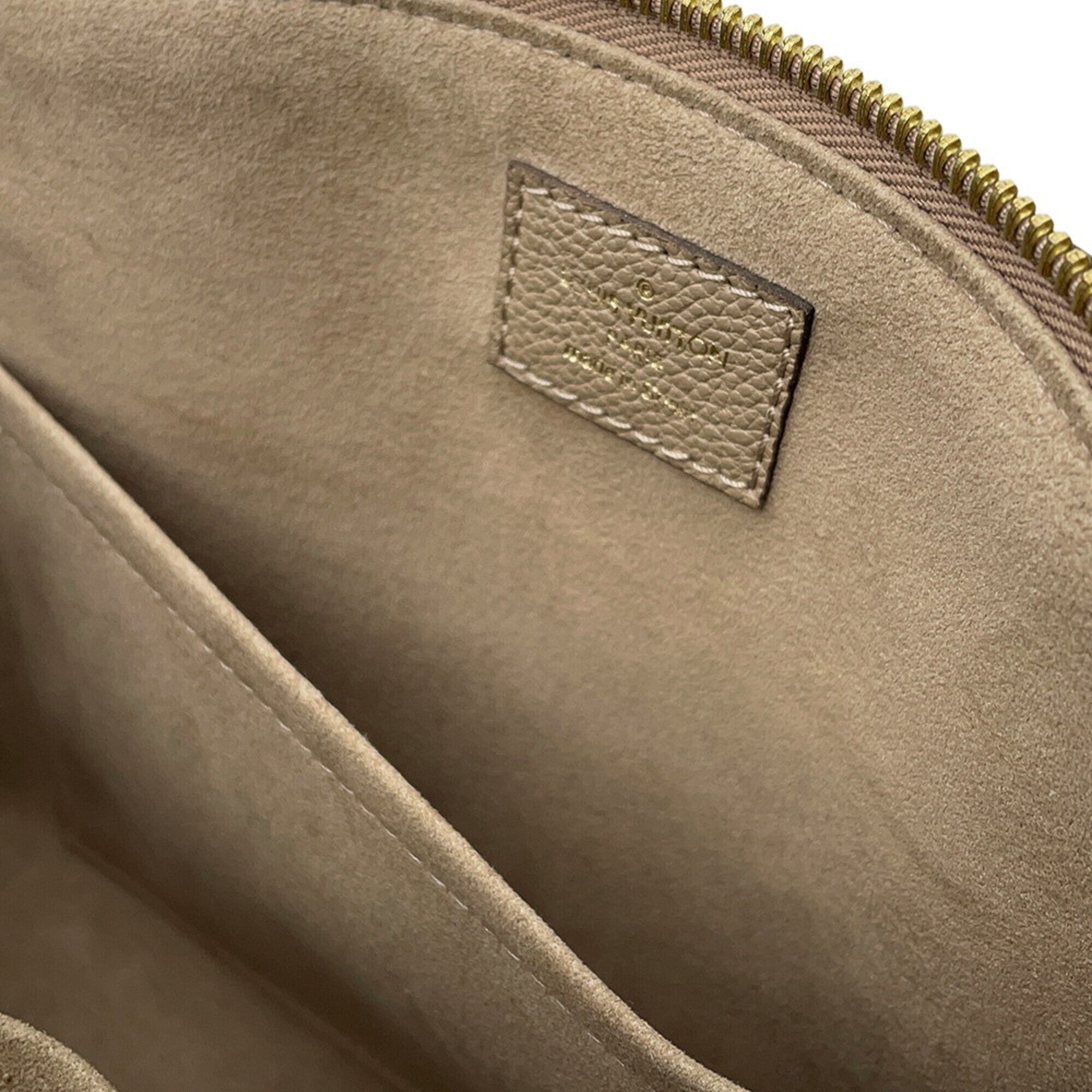 Louis Vuitton Cream Tourterelle Monogram Empreinte Handbag Shoulder Bag (Pre-Owned)