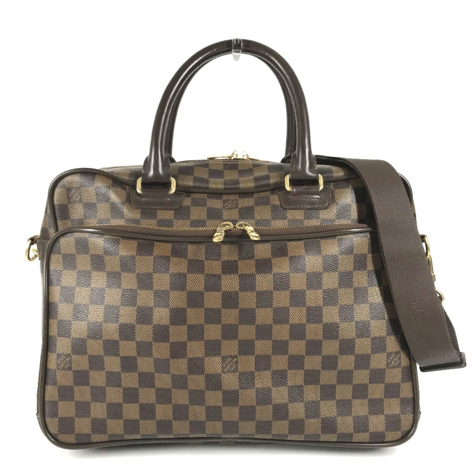 Louis Vuitton Brown Damier Canvas Ebene Galle Damier Canvas Briefcase Handbag Shoulder Bag (Pre-Owned)