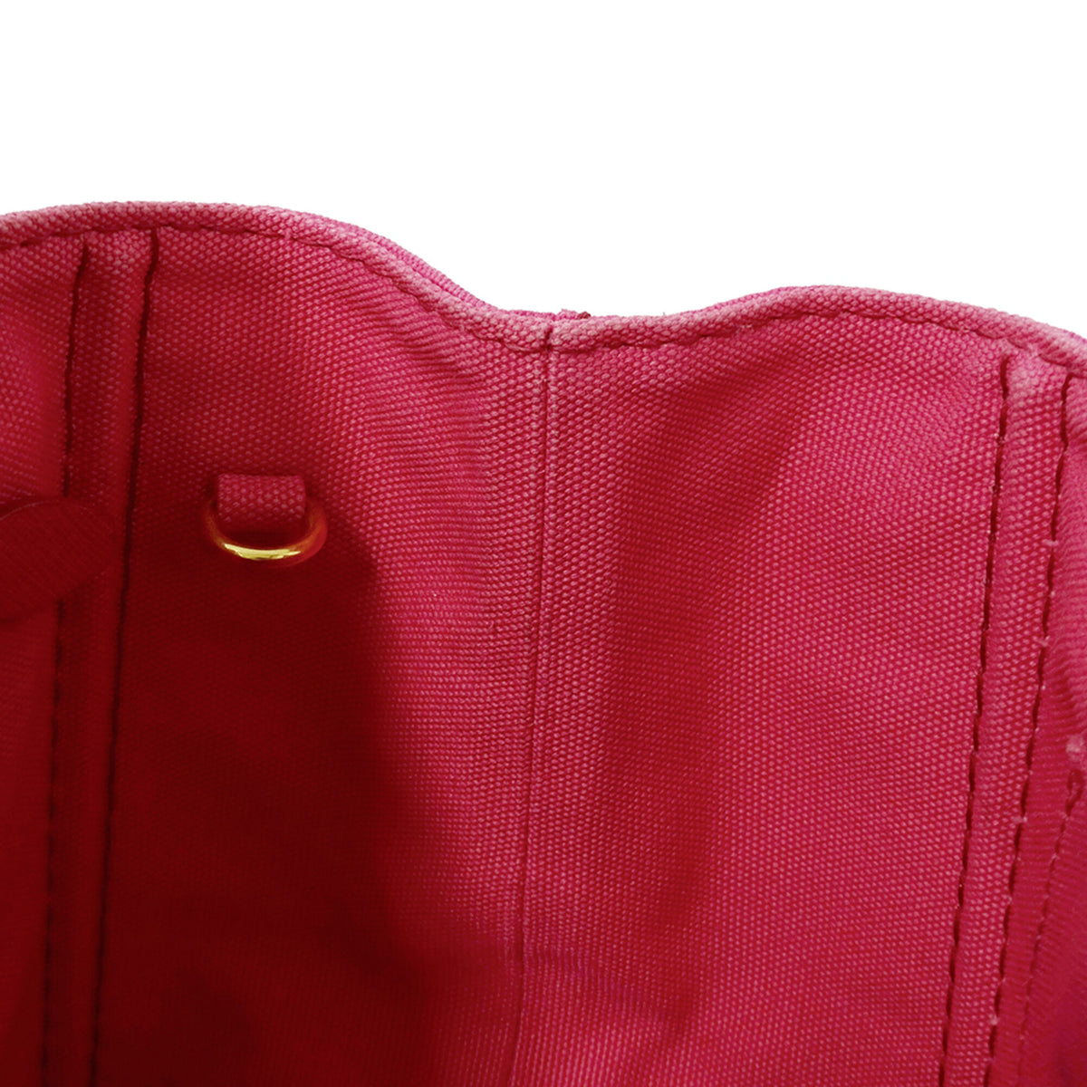 Prada Pink Canvas Handbag Shoulder Bag Tote Bag (Pre-Owned)