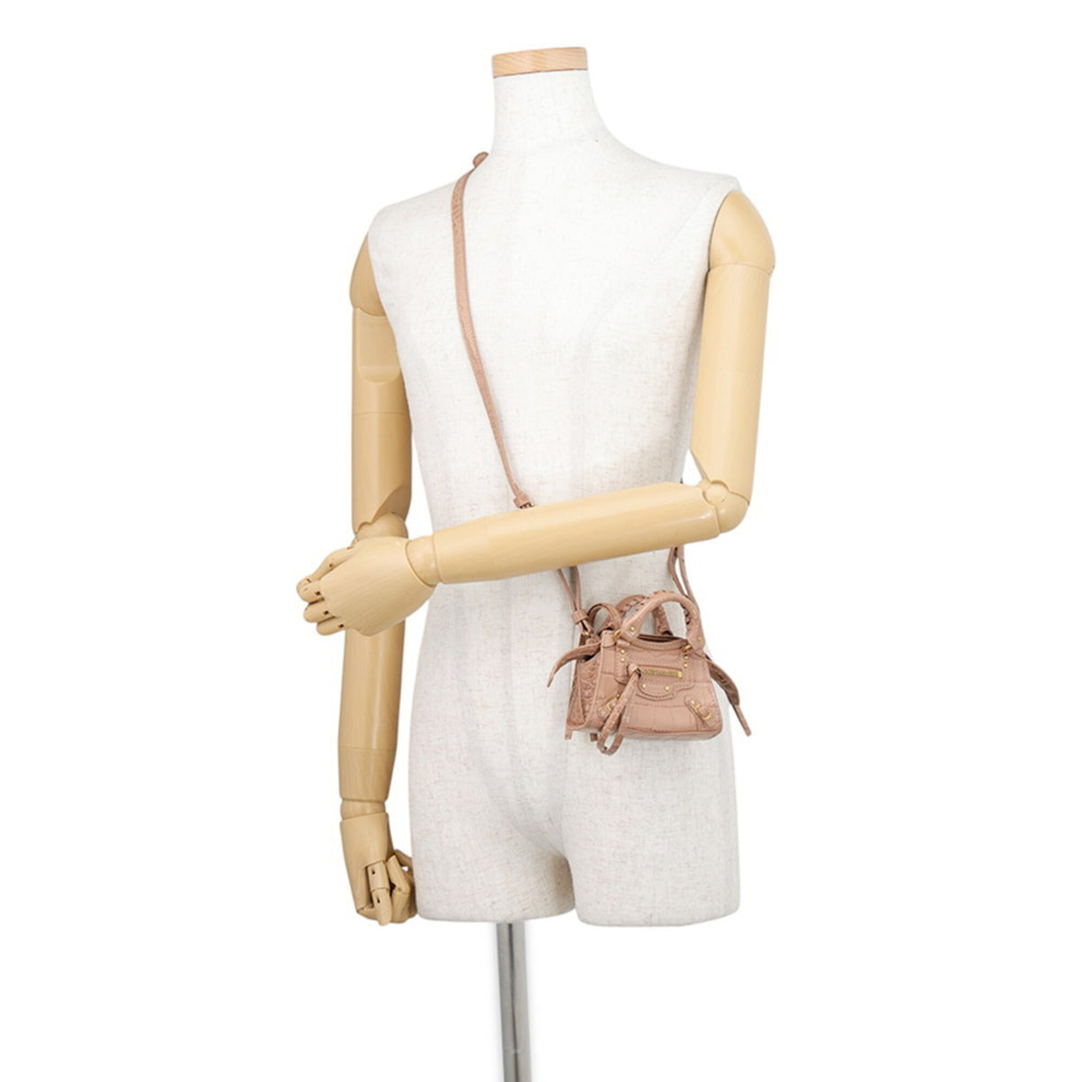 Balenciaga Beige Leather Handbag Shoulder Bag (Pre-Owned)