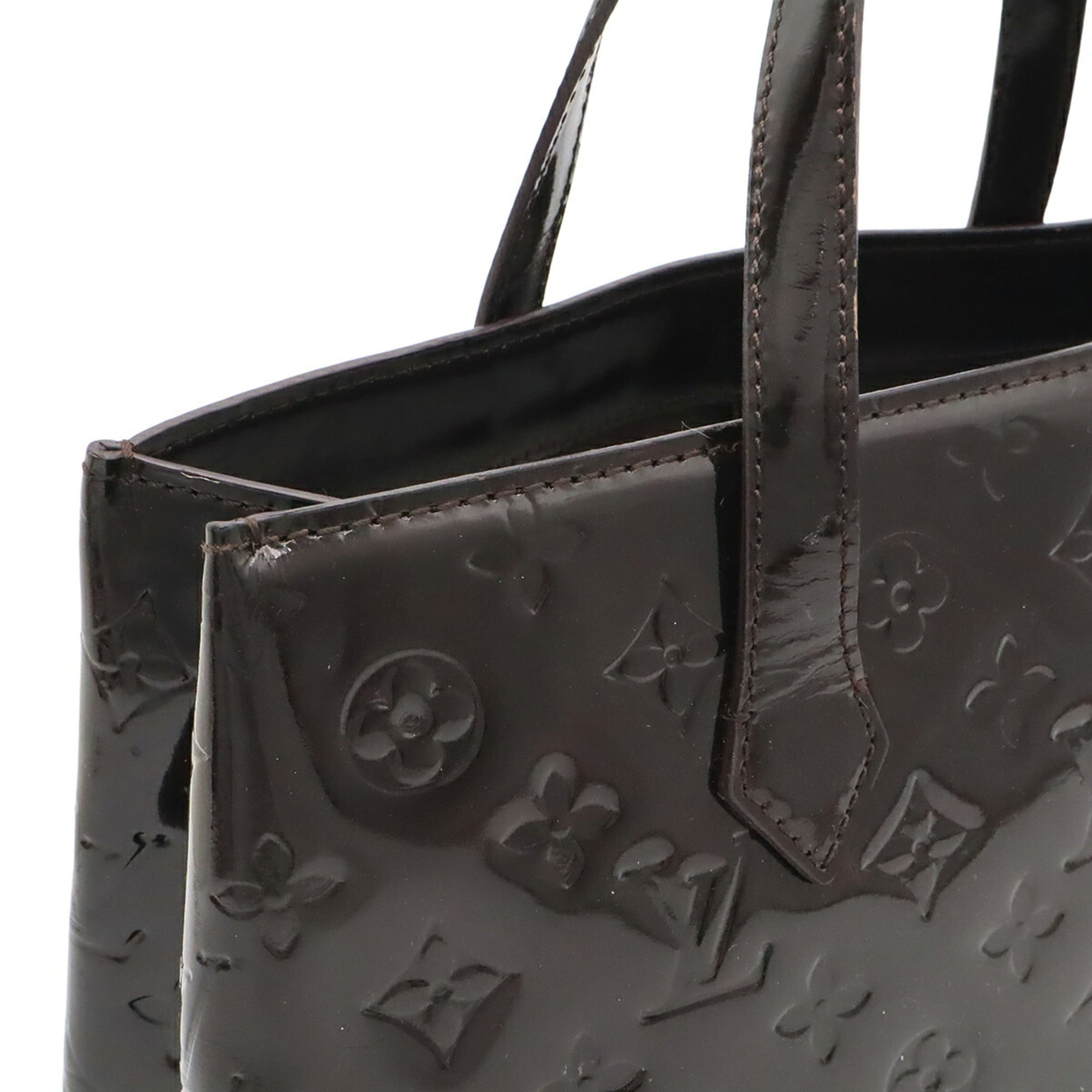 Louis Vuitton Amarante Galle Monogram Vernis Handbag Tote Bag (Pre-Owned)