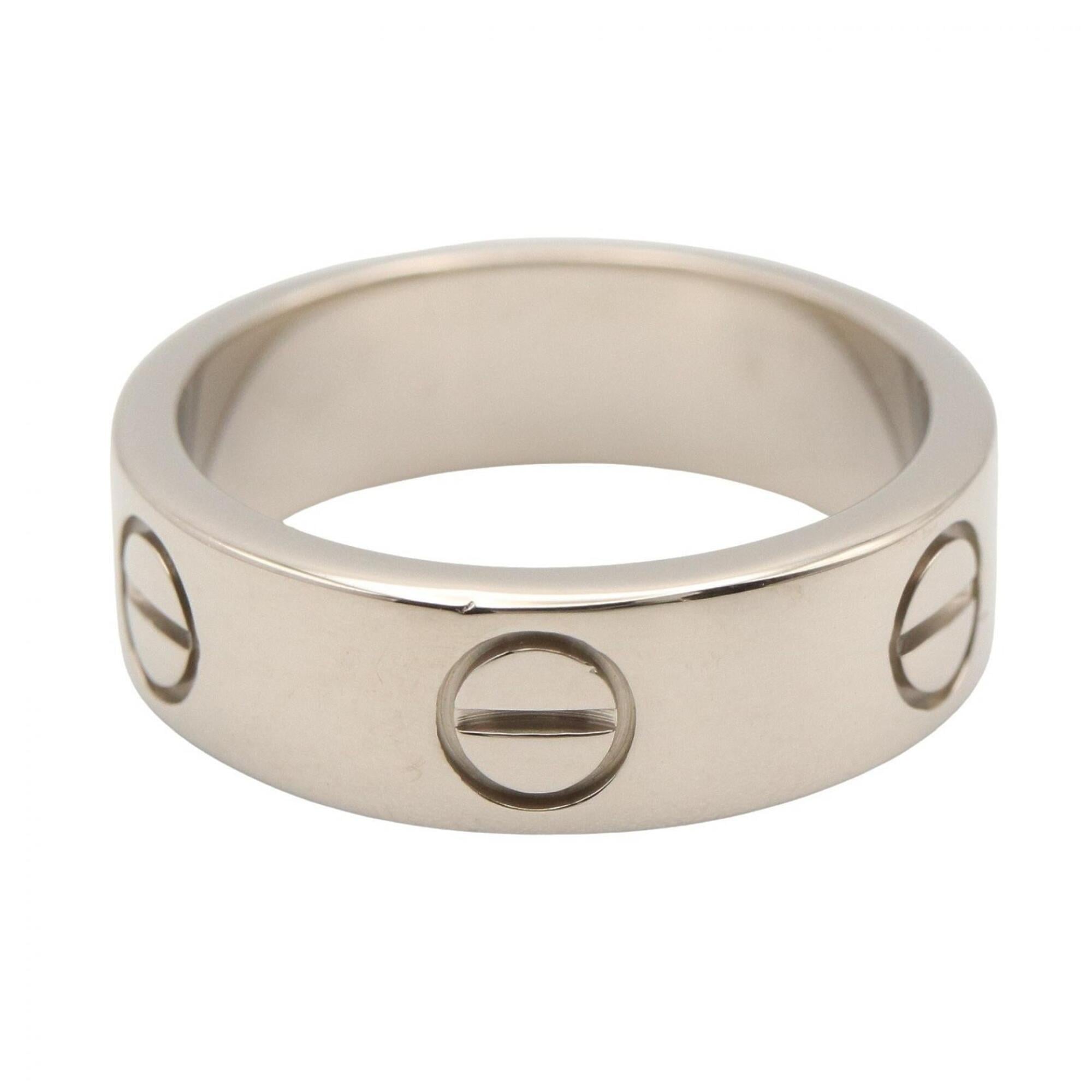 Cartier Silver White Gold (18K) Band Ring (Pre-Owned)