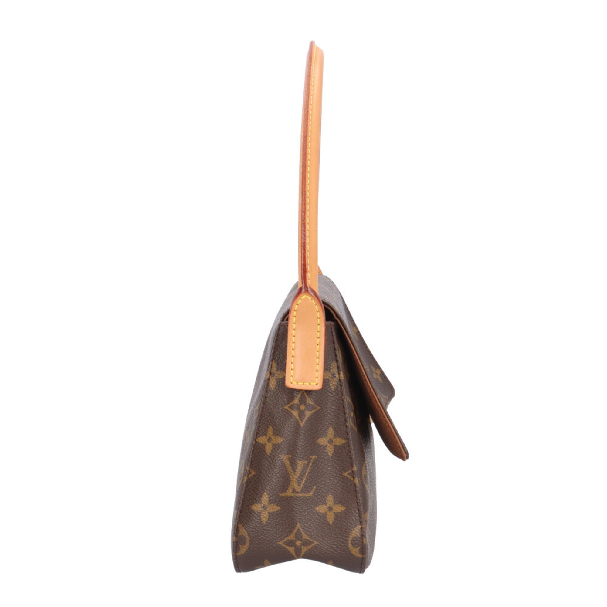 Louis Vuitton Brown Monogram Canvas Handbag (Pre-Owned)