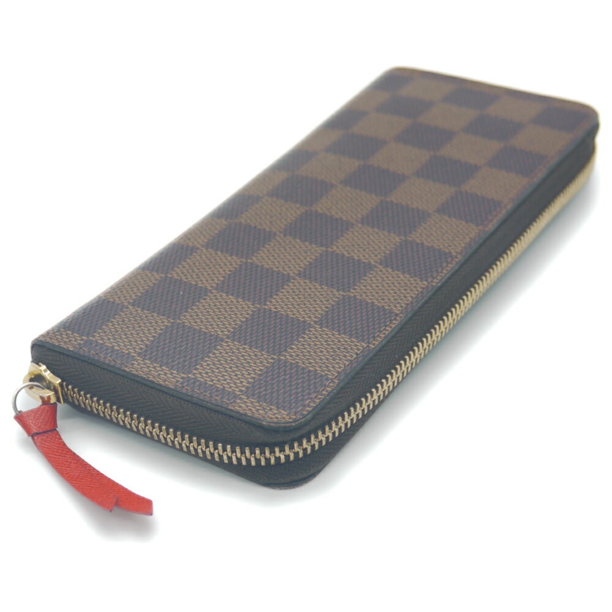 Louis Vuitton Brown Cerise Damier Canvas Long Wallet (Bi-Fold) (Pre-Owned)