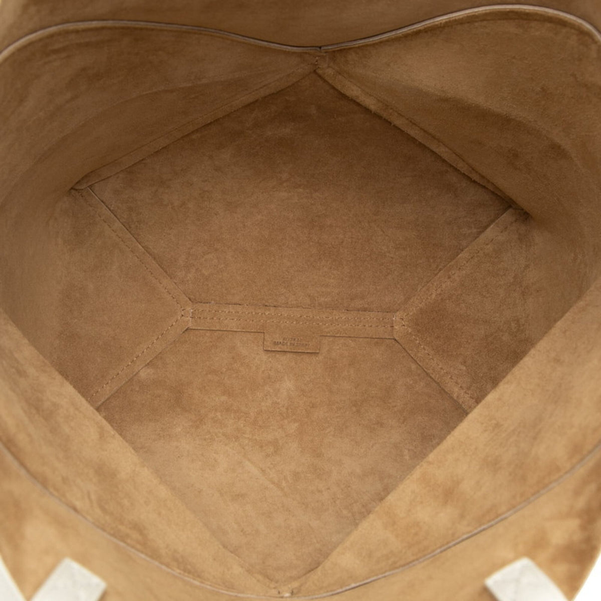 Loewe Beige Ivory Leather Handbag Tote Bag (Pre-Owned)