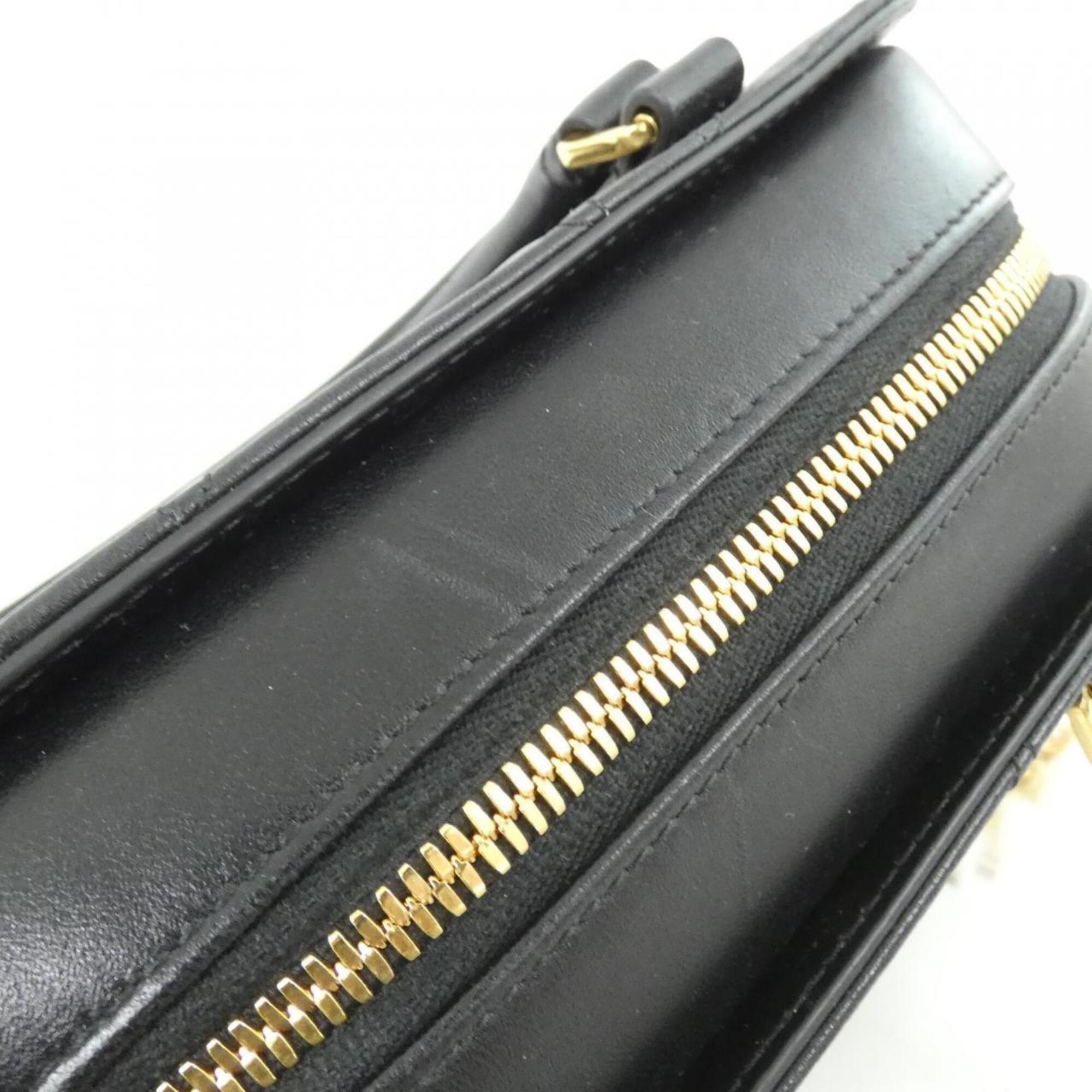 Christian Dior Black Leather Handbag (Pre-Owned)