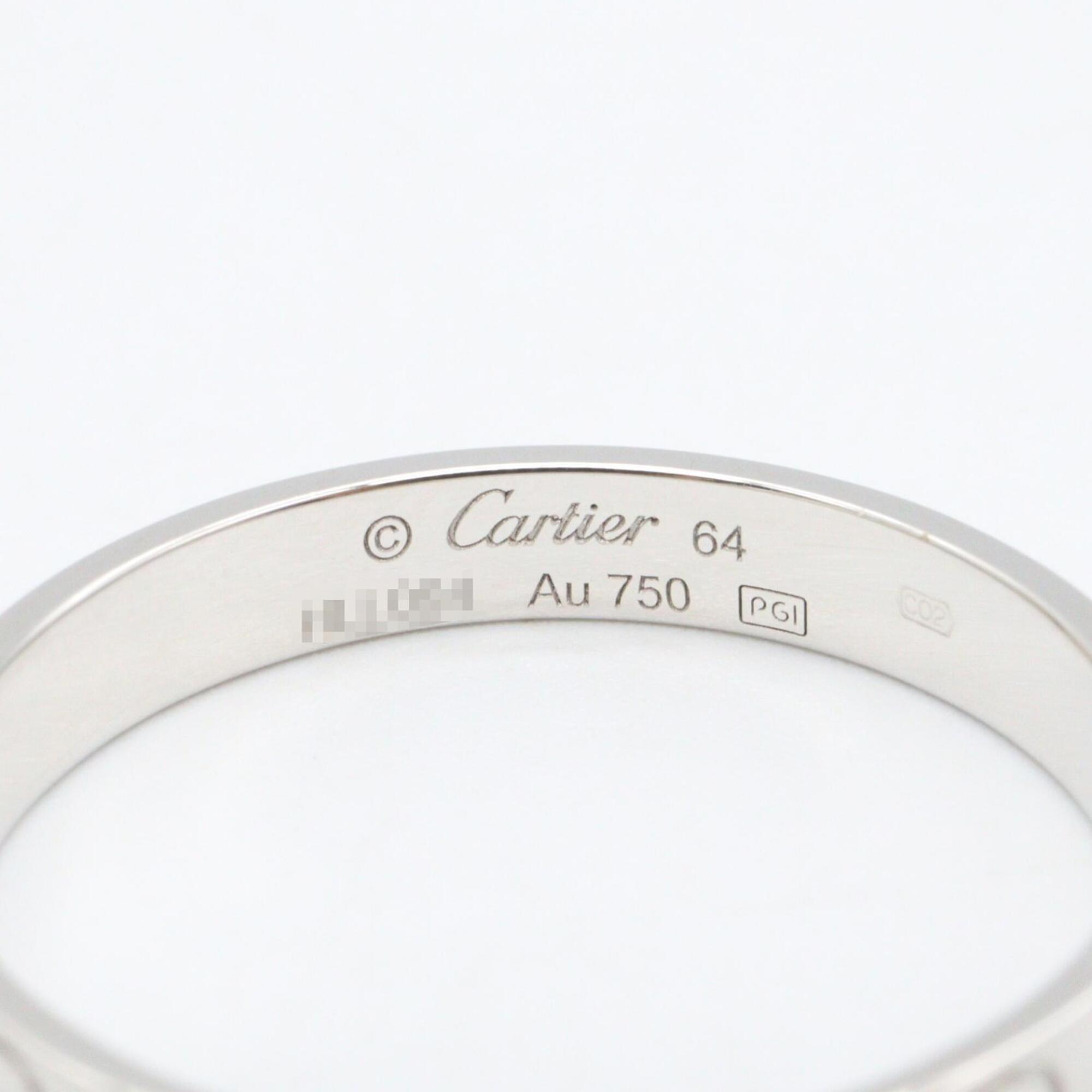 Cartier Silver White Gold (18K) Band Ring (Pre-Owned)