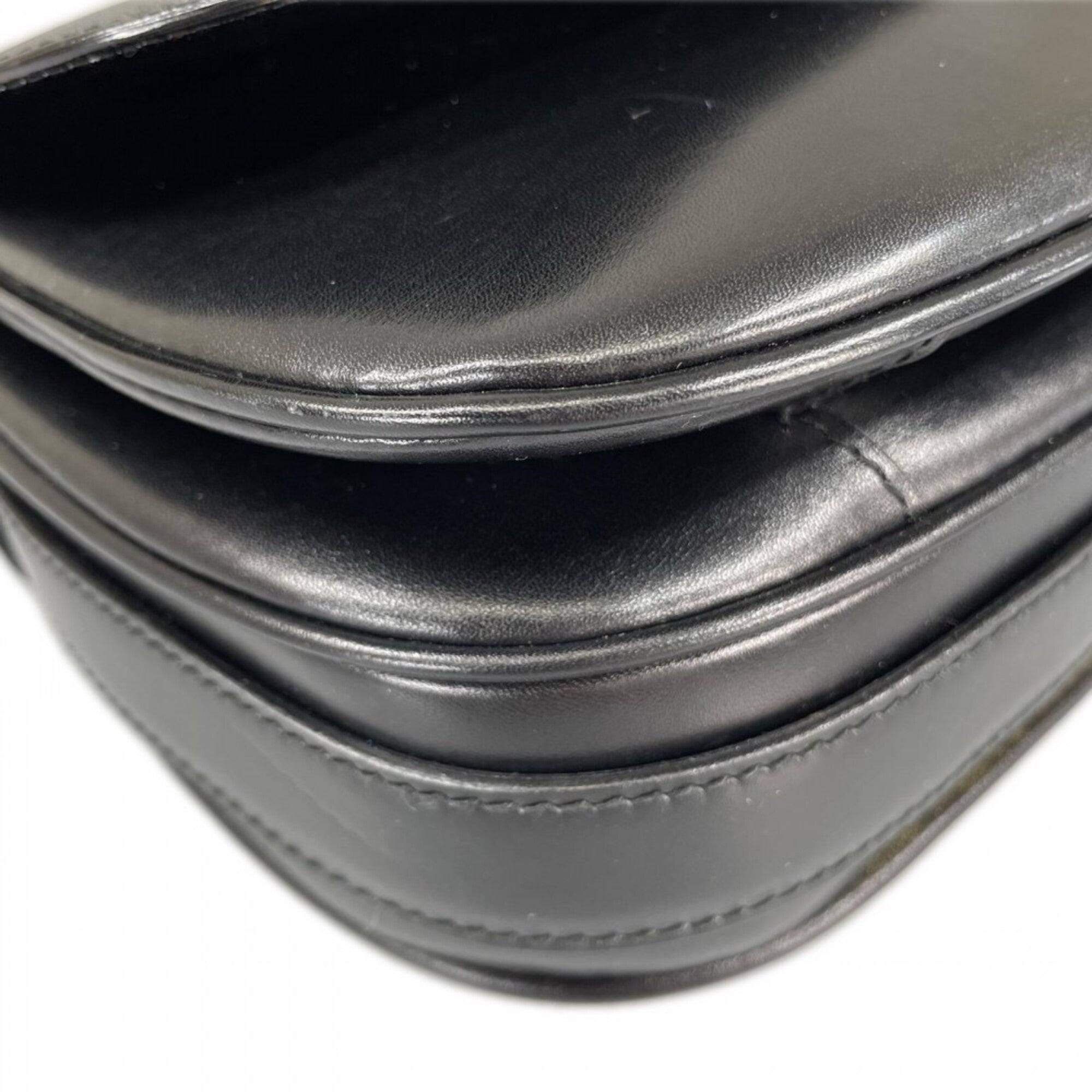 Celine Black Leather Shoulder Bag (Pre-Owned)