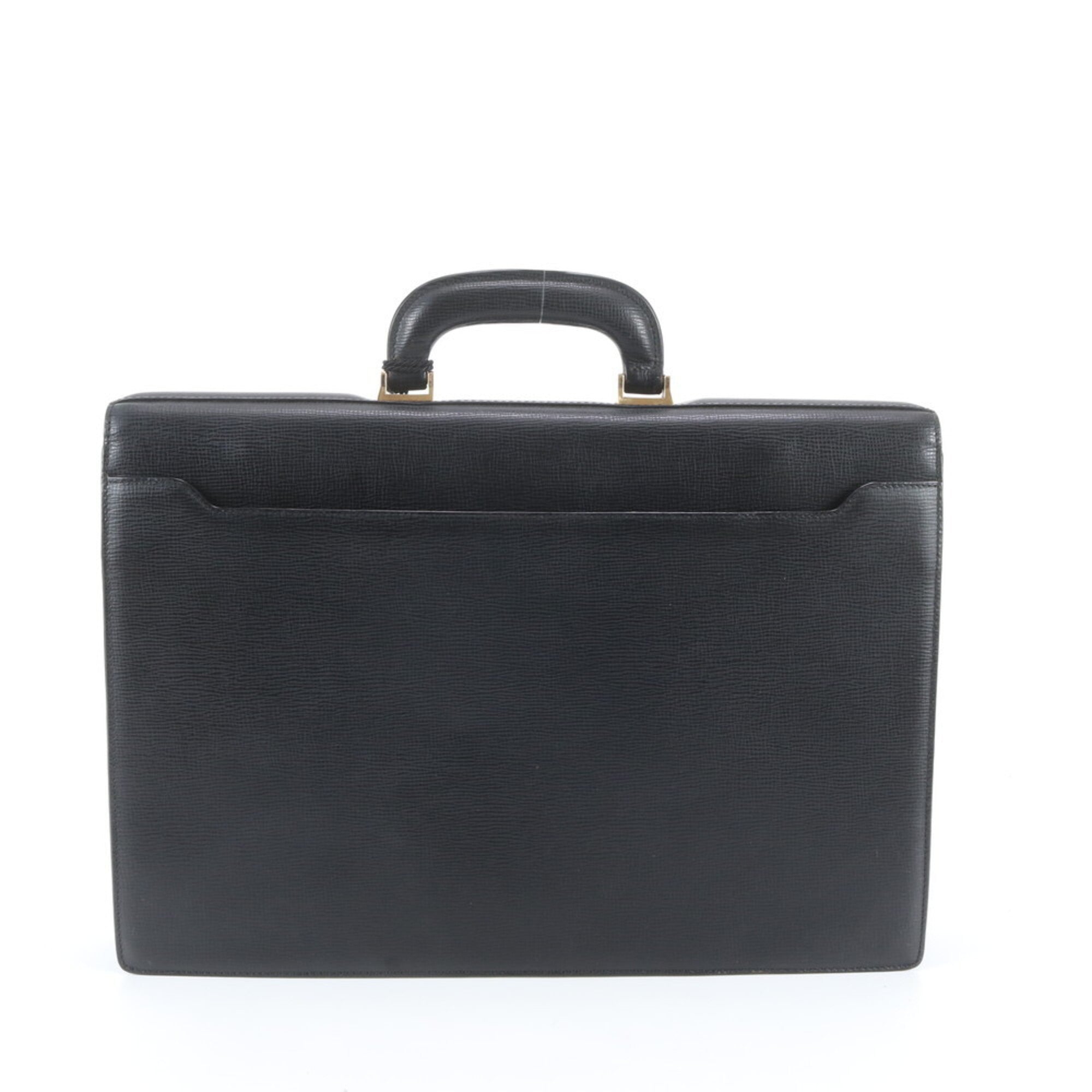 Loewe Black Leather Briefcase Tote Bag (Pre-Owned)