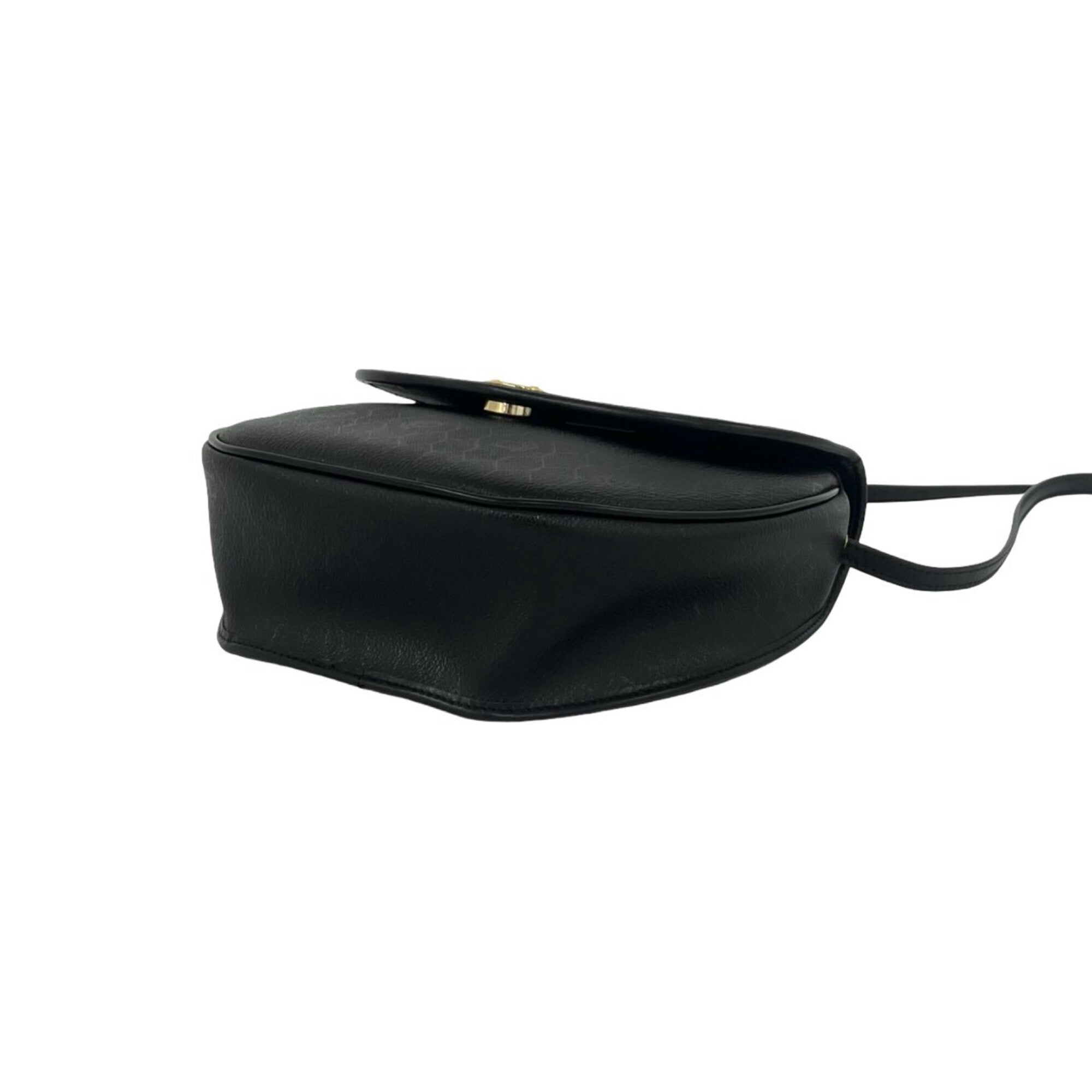 Christian Dior Black Leather Pvc Shoulder Bag (Pre-Owned)